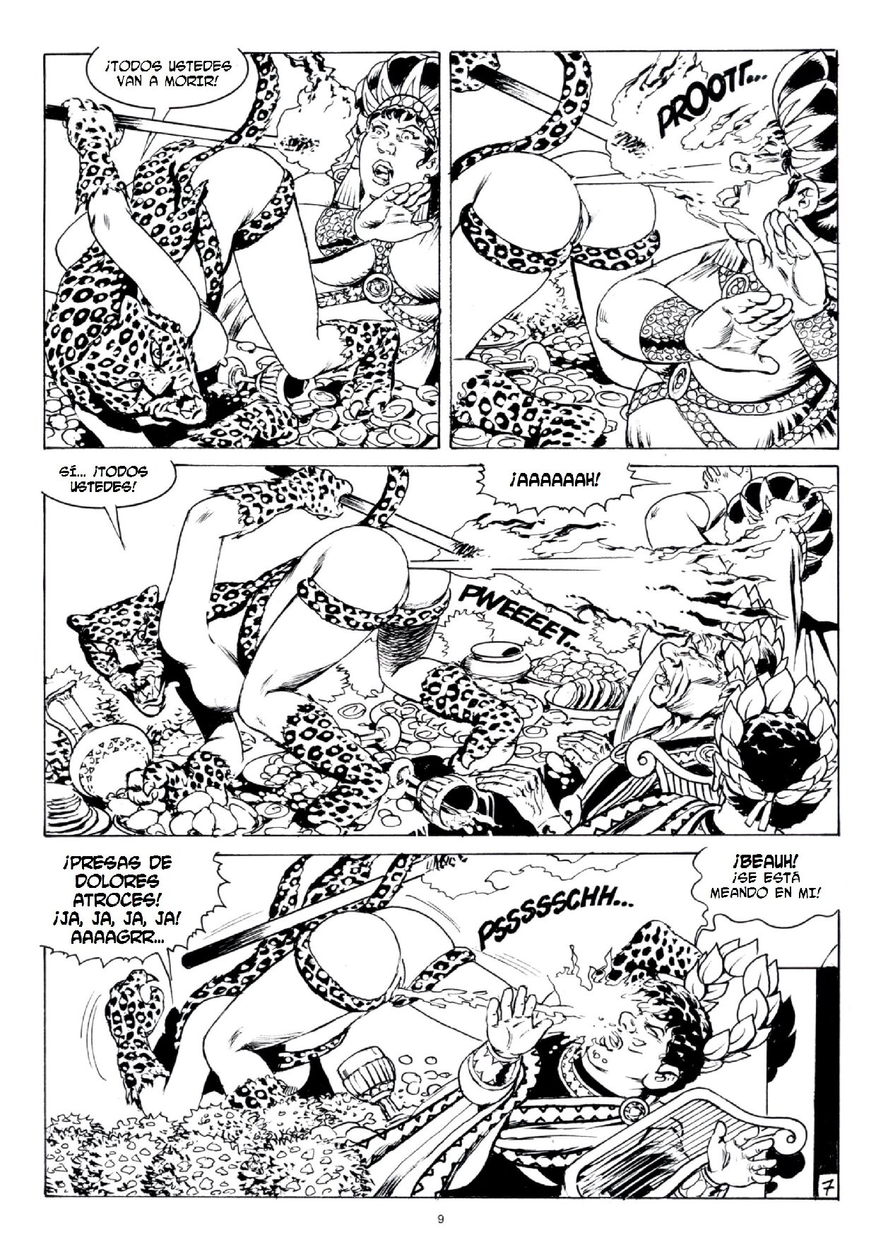 Mesalina - Acto V: Los Palacios del Tormento page 9 full