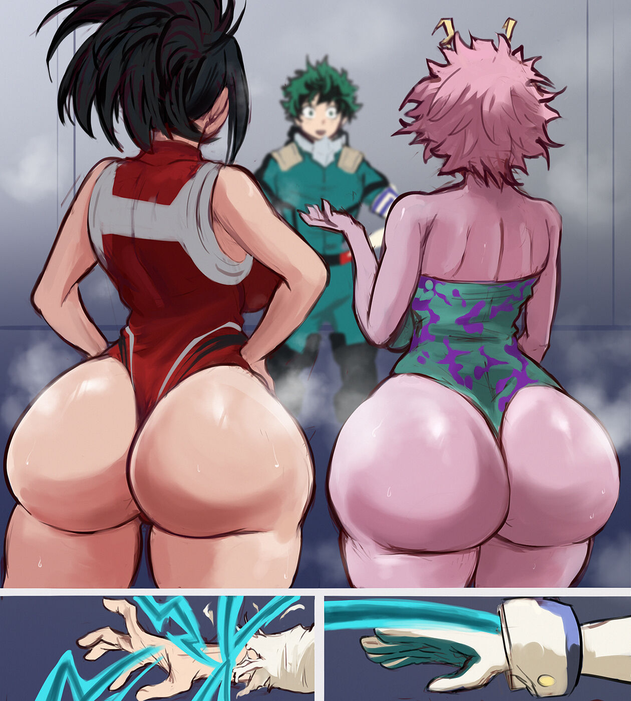 Momo Yaoyorozo x Mina Ashido page 10 full