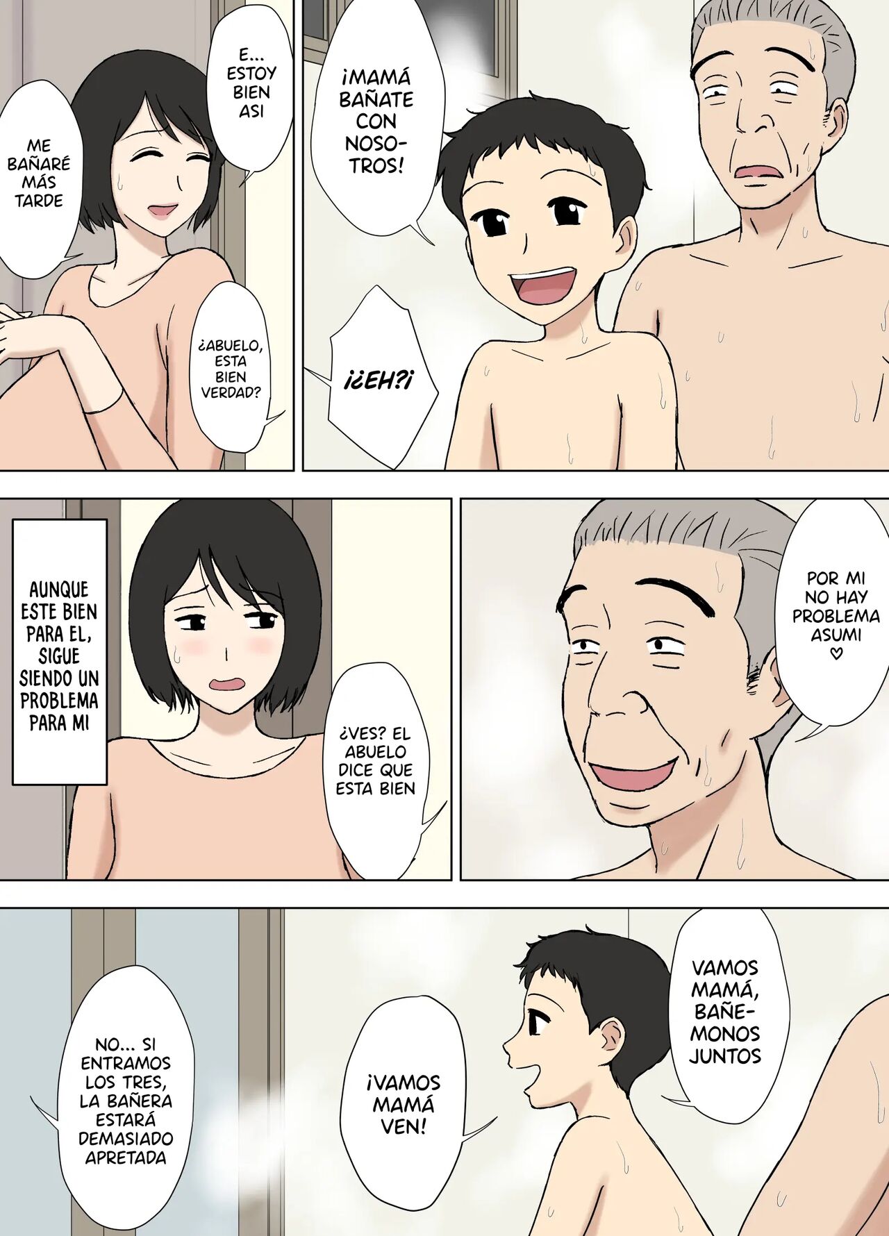 Tsuma ga Ore no Oyaji to Issho ni Furo ni Haitte irun daga.. 2 | Mi Esposa se Está Bañando con mi Padre... 2 page 3 full