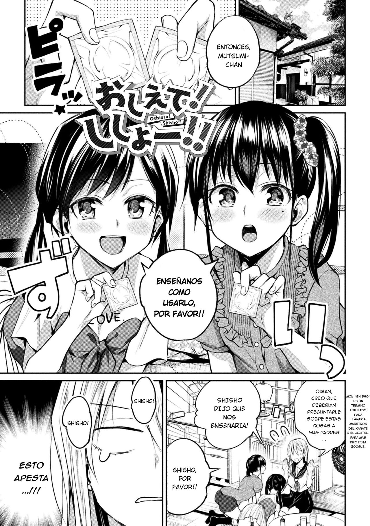 Oshiete! Shishou!!! | Enséñanos Shishou!!! page 1 full