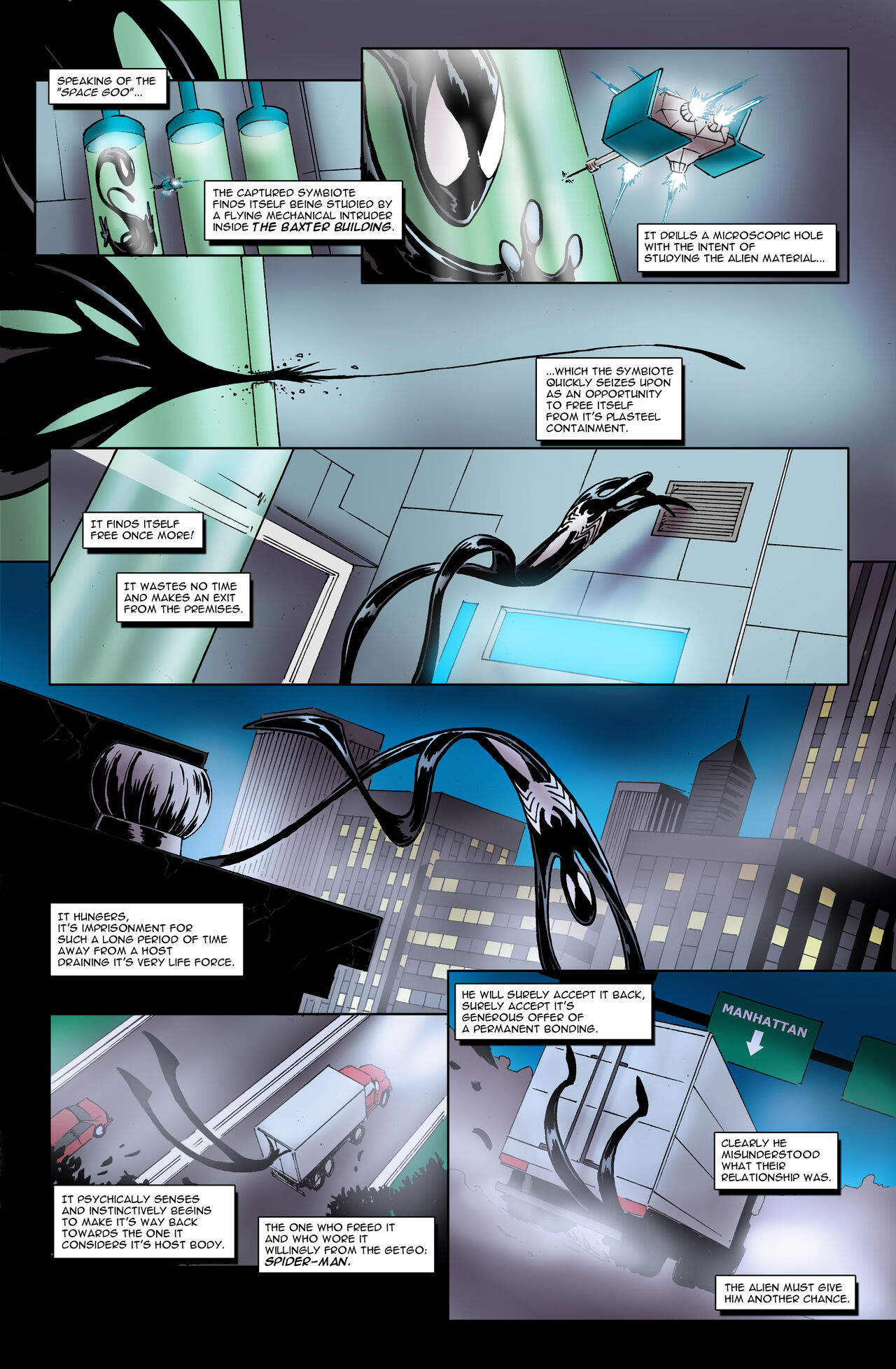 Mary Jane - "Alternate Reality: Becoming She-Venom" page 10 full