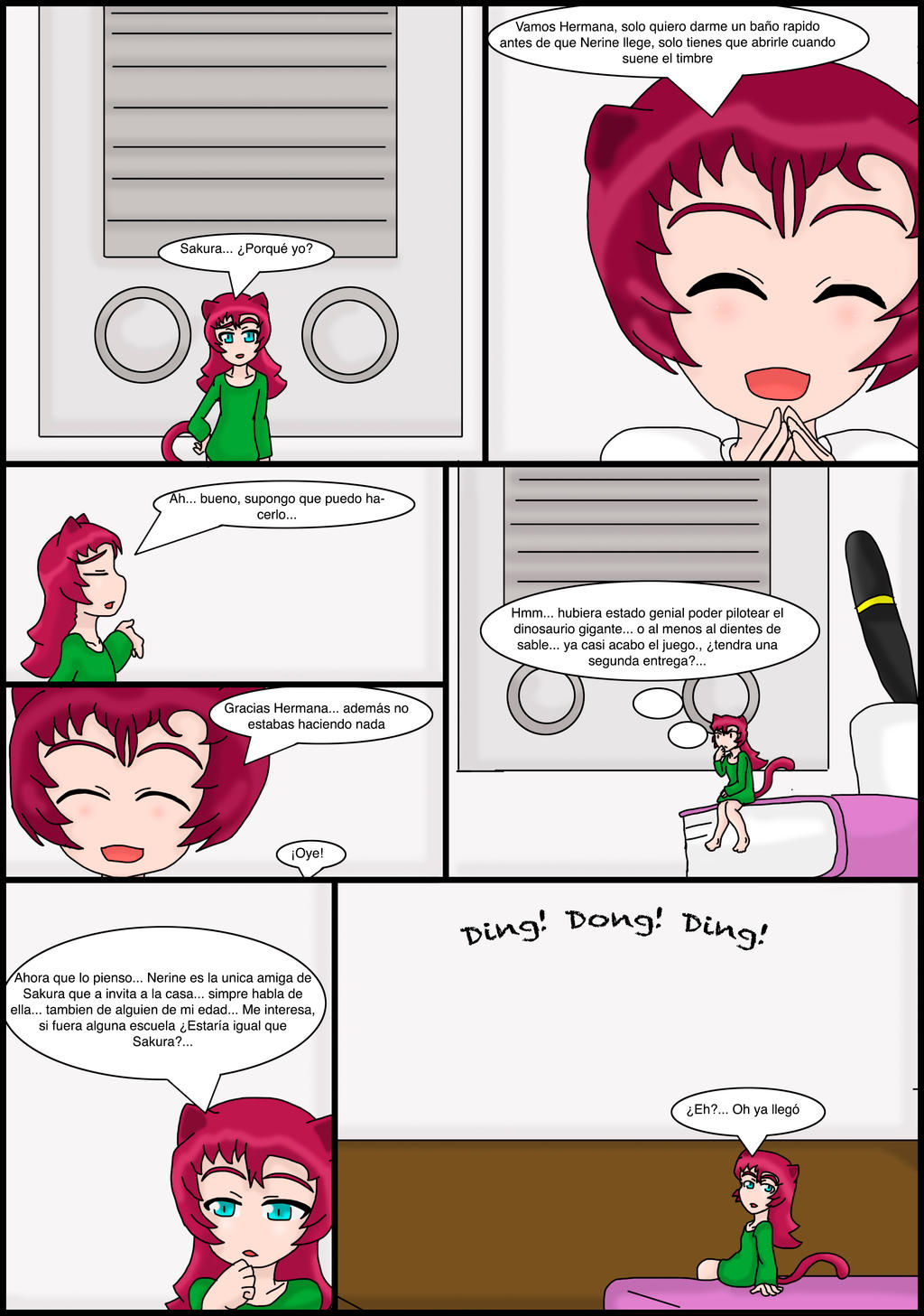 Hermanas Neko: De visita page 1 full