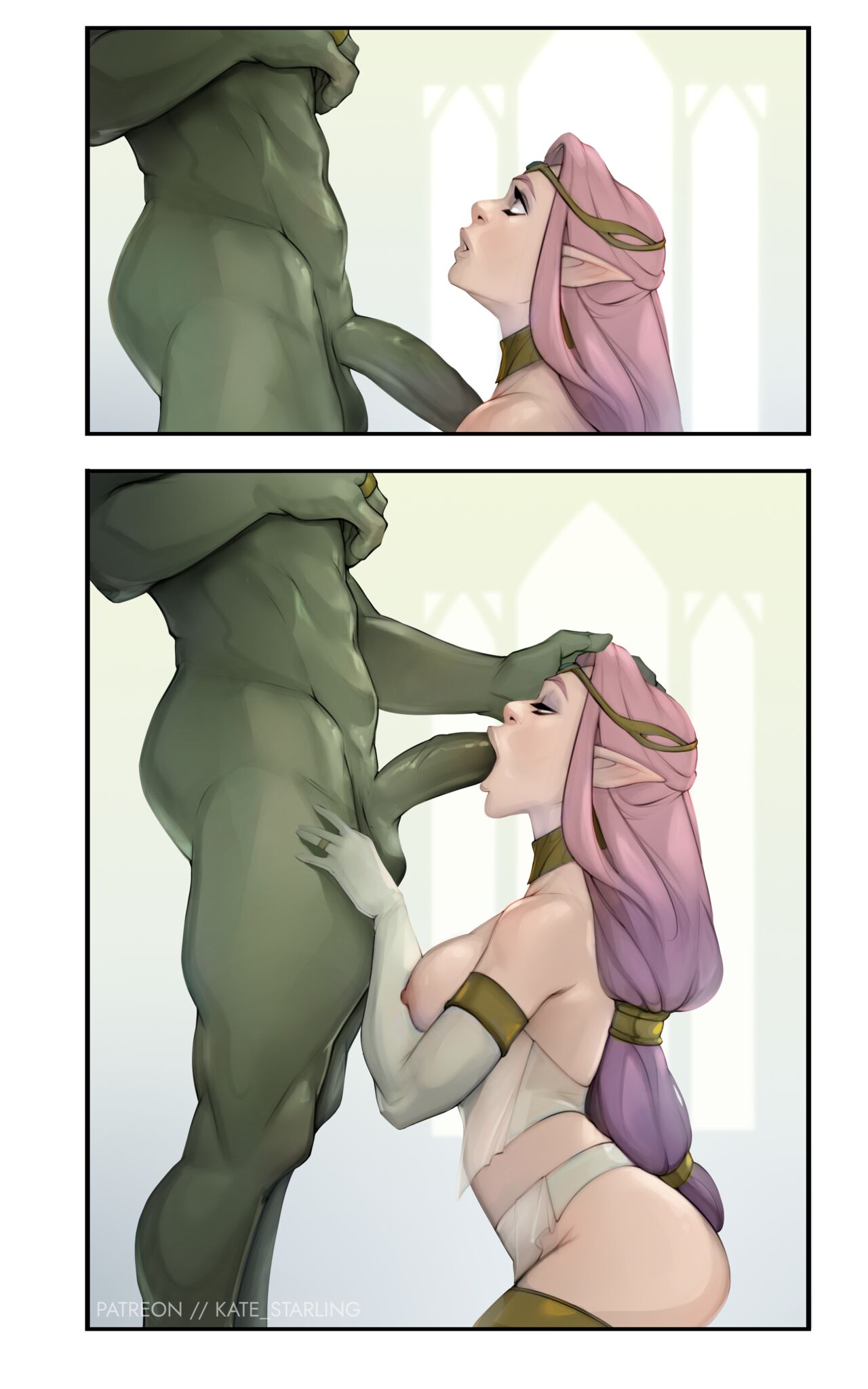 Elven Queen + Orc page 6 full