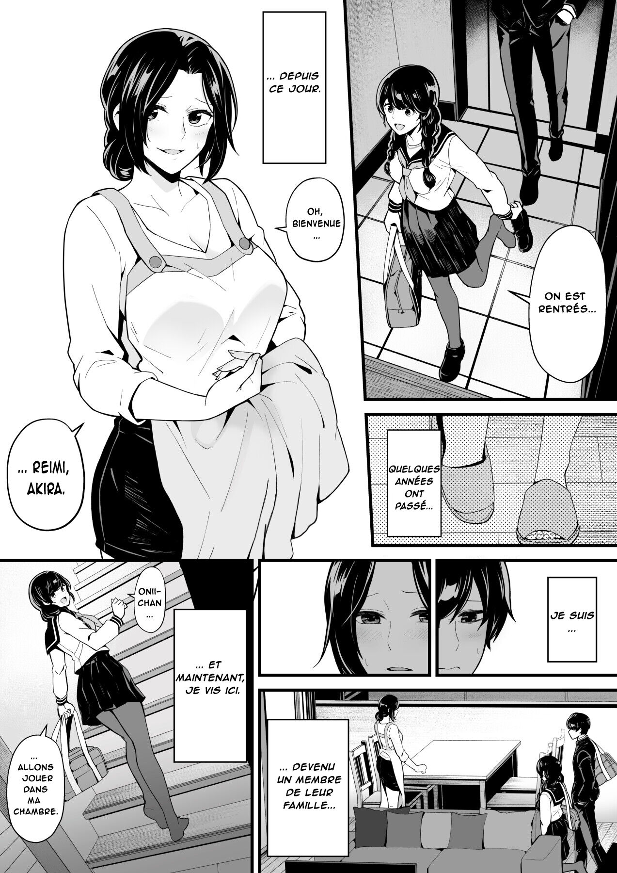 Imouto to Game o Suru, Soshite Mama to Sex o Suru | Jouer aux jeux avec ma demi-sœur, baiser avec ma tante page 5 full