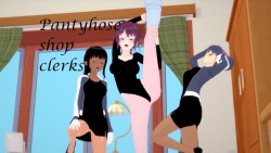 pantyhose shop clerks