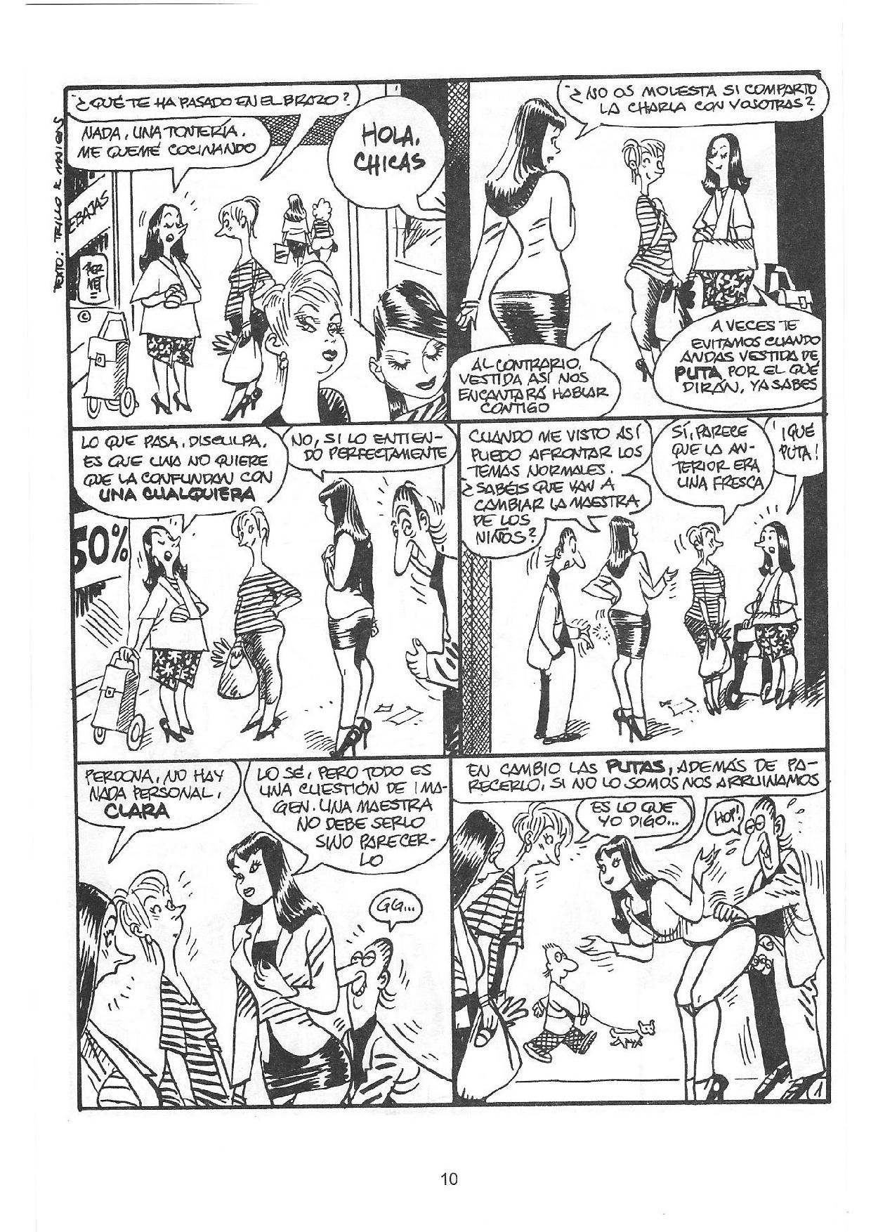 Clara... de Noche - La historieta de la puta madre page 9 full