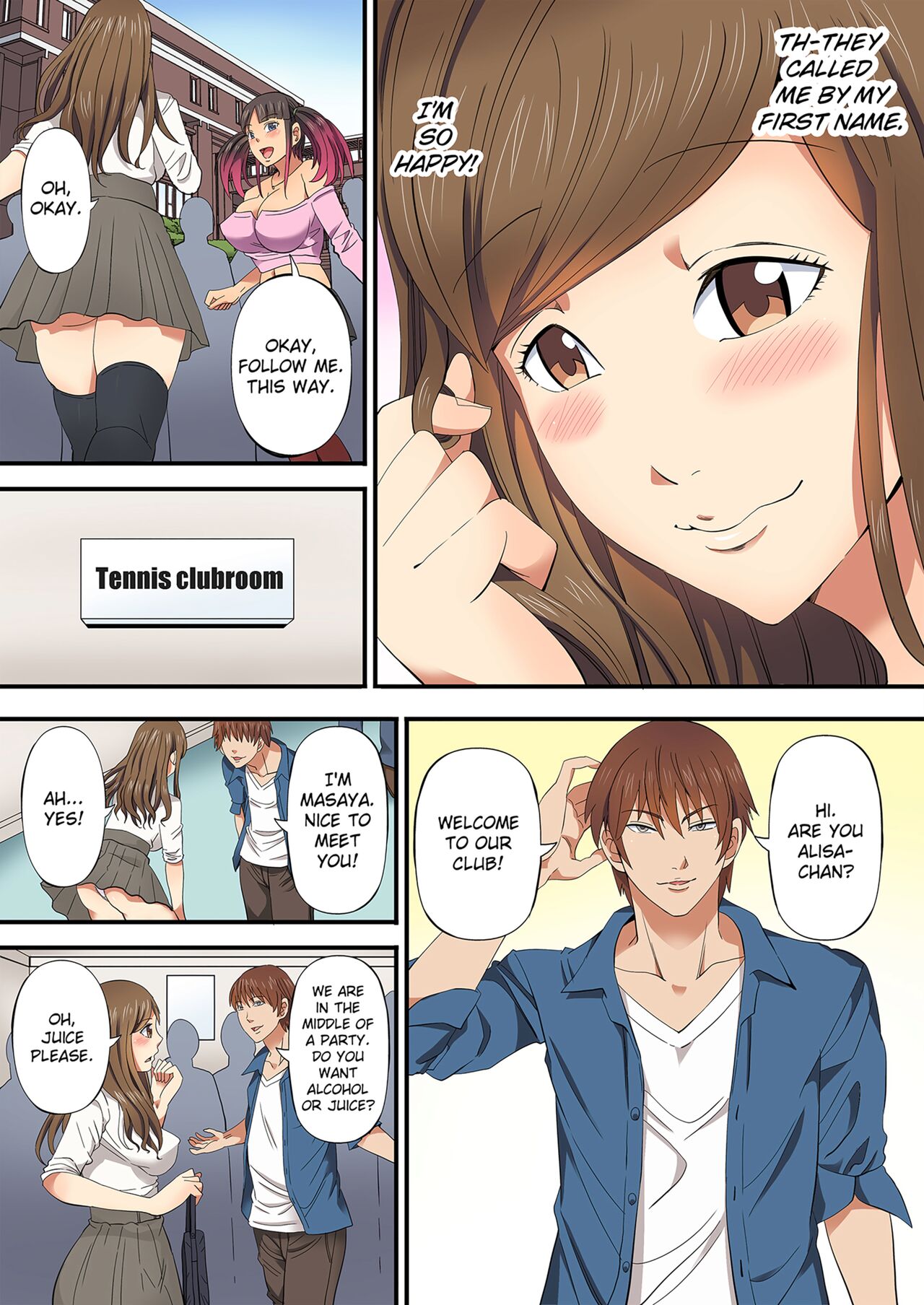 Drunken Sex at the Club Welcoming Party! Volume 1 page 7 full