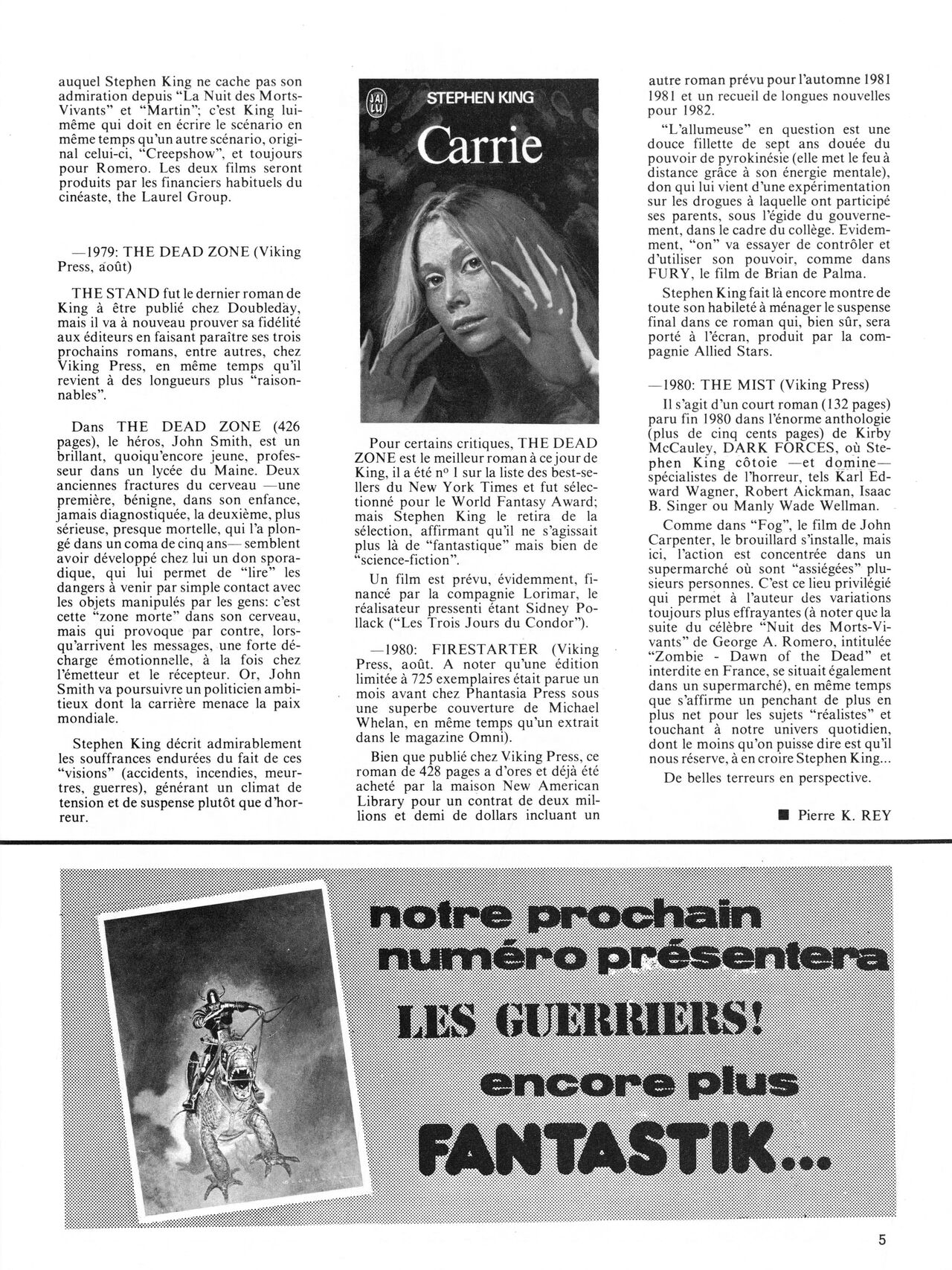 Fantastik #2 - Maîtres de L'Épouvante page 5 full