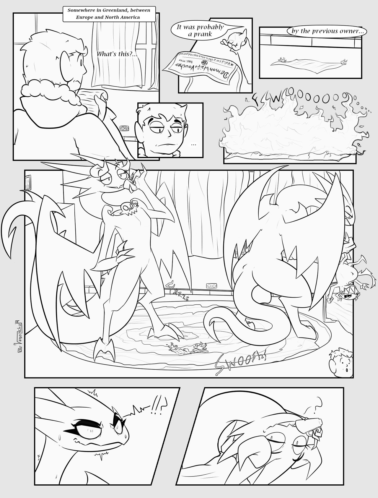 Satina Mini-Comic page 1 full