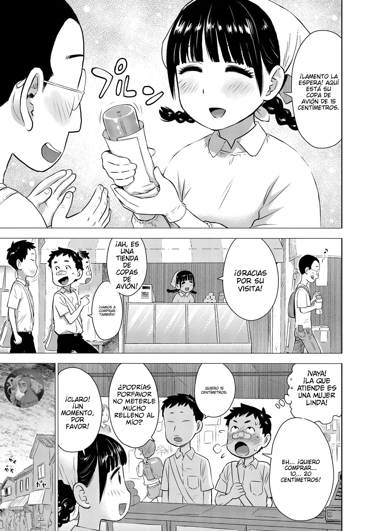 Naho-chan wa Onahoya-san | ¡Mizuki, la empleada de la tienda de copas de avión! page 5 full