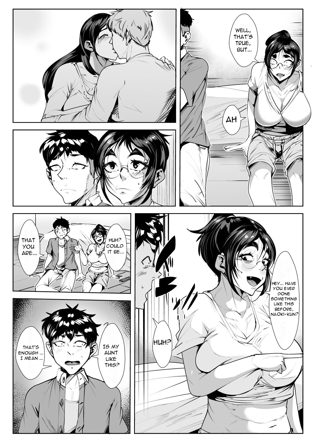 Naka no Ii Oba to Hajimete Sex | First Time Having Sex with My Middle Aged Aunt page 6 full