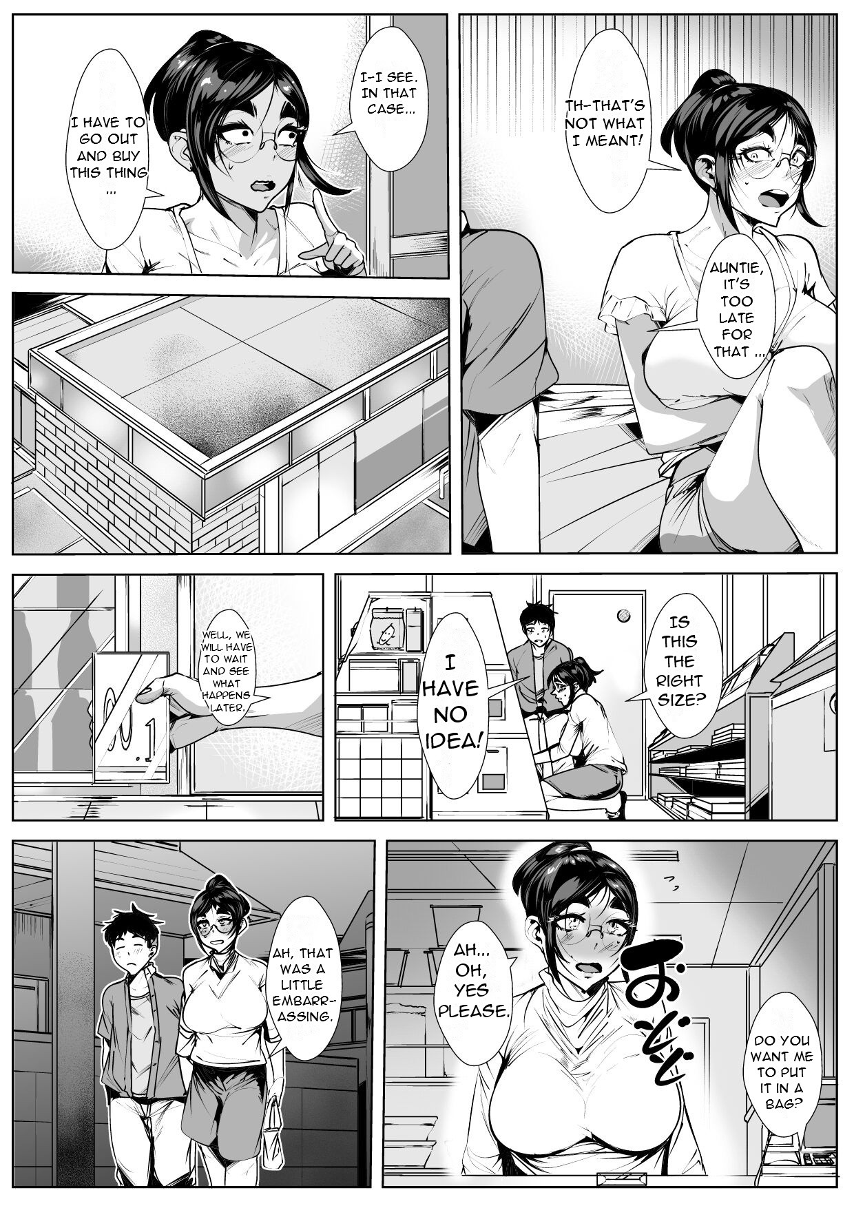 Naka no Ii Oba to Hajimete Sex | First Time Having Sex with My Middle Aged Aunt page 8 full