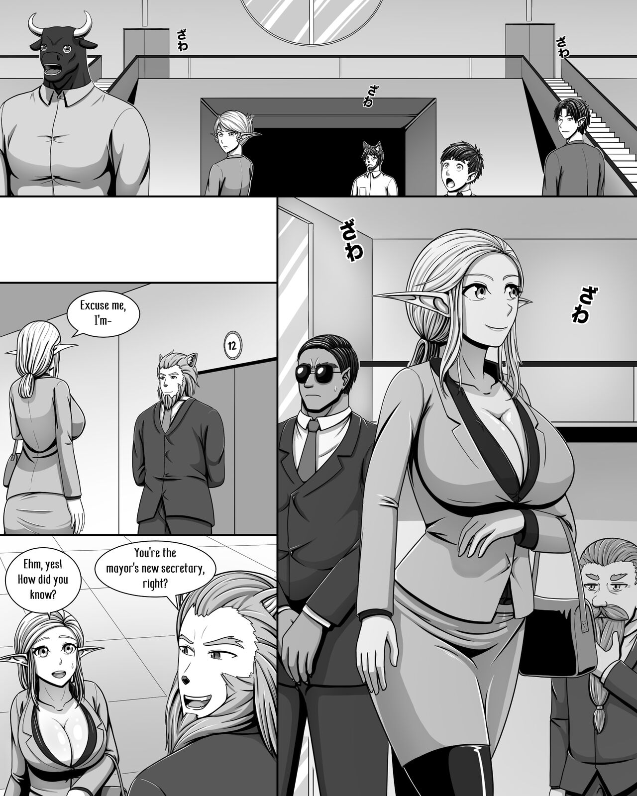Yousei Tokushuu Shichou no Himitsu | Fairy Feature: The Mayor's secret page 10 full