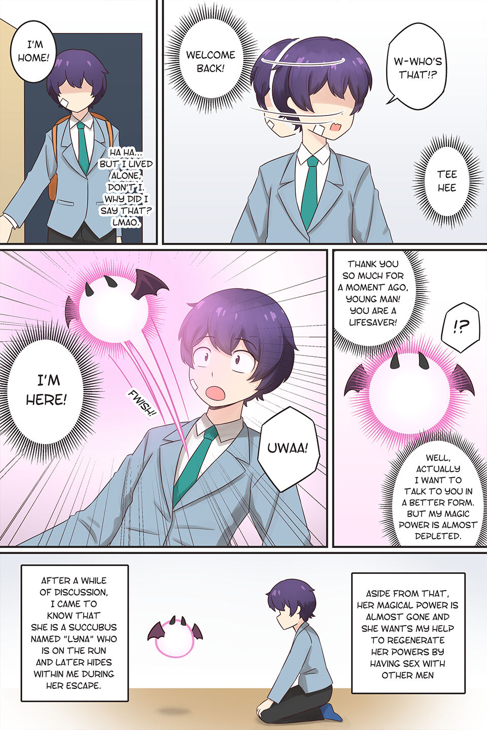 My Life as a Succubus Ch. 1 page 5 full