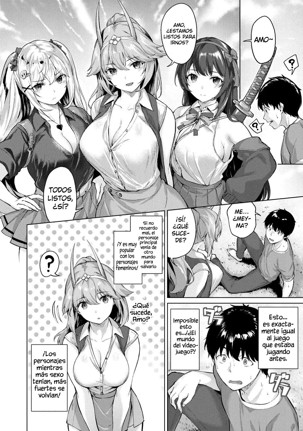 Kikikibu ~Smartphone Game no Sekai de Ecchi Muso~ - Page 5 - IMHentai