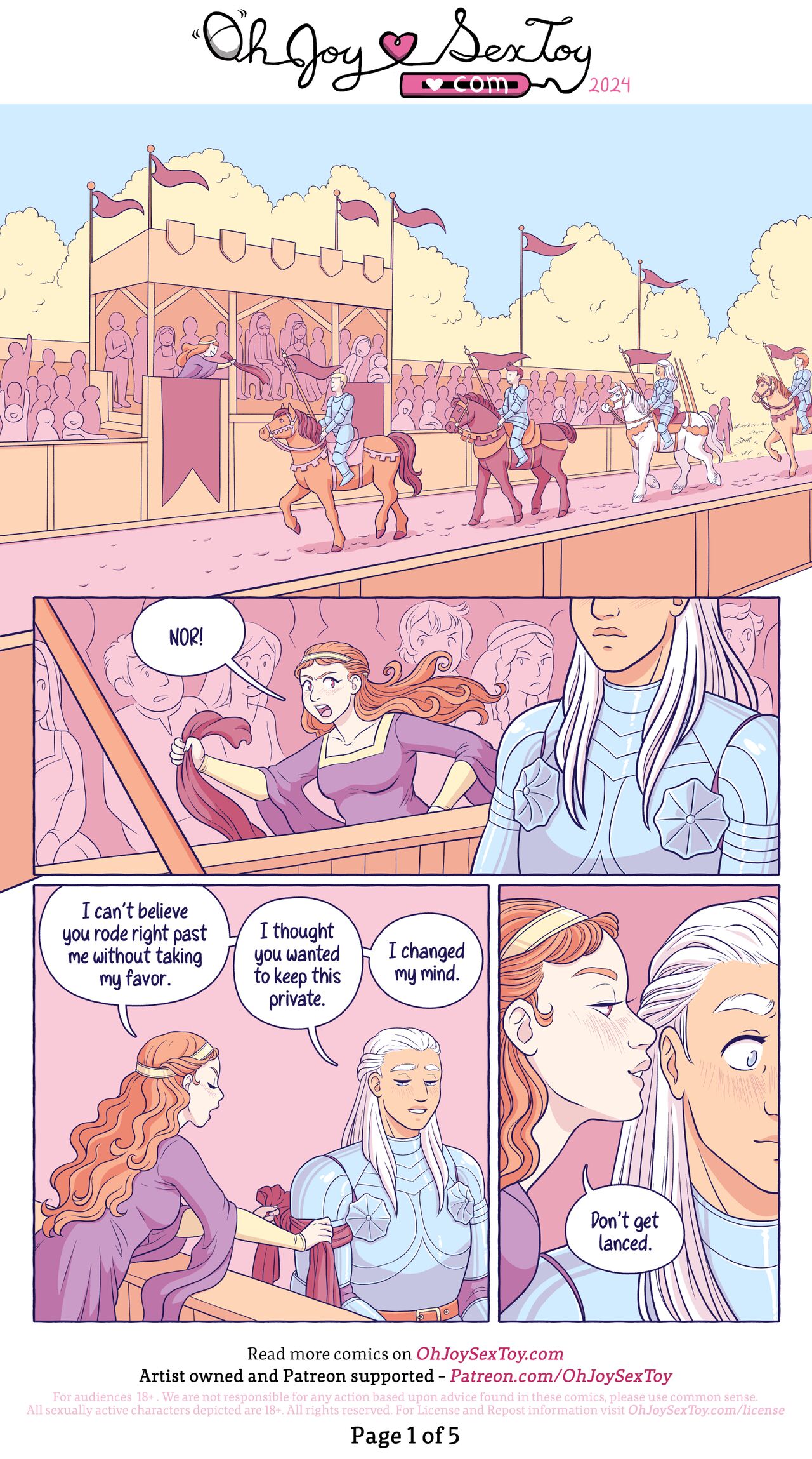 The Joust page 1 full