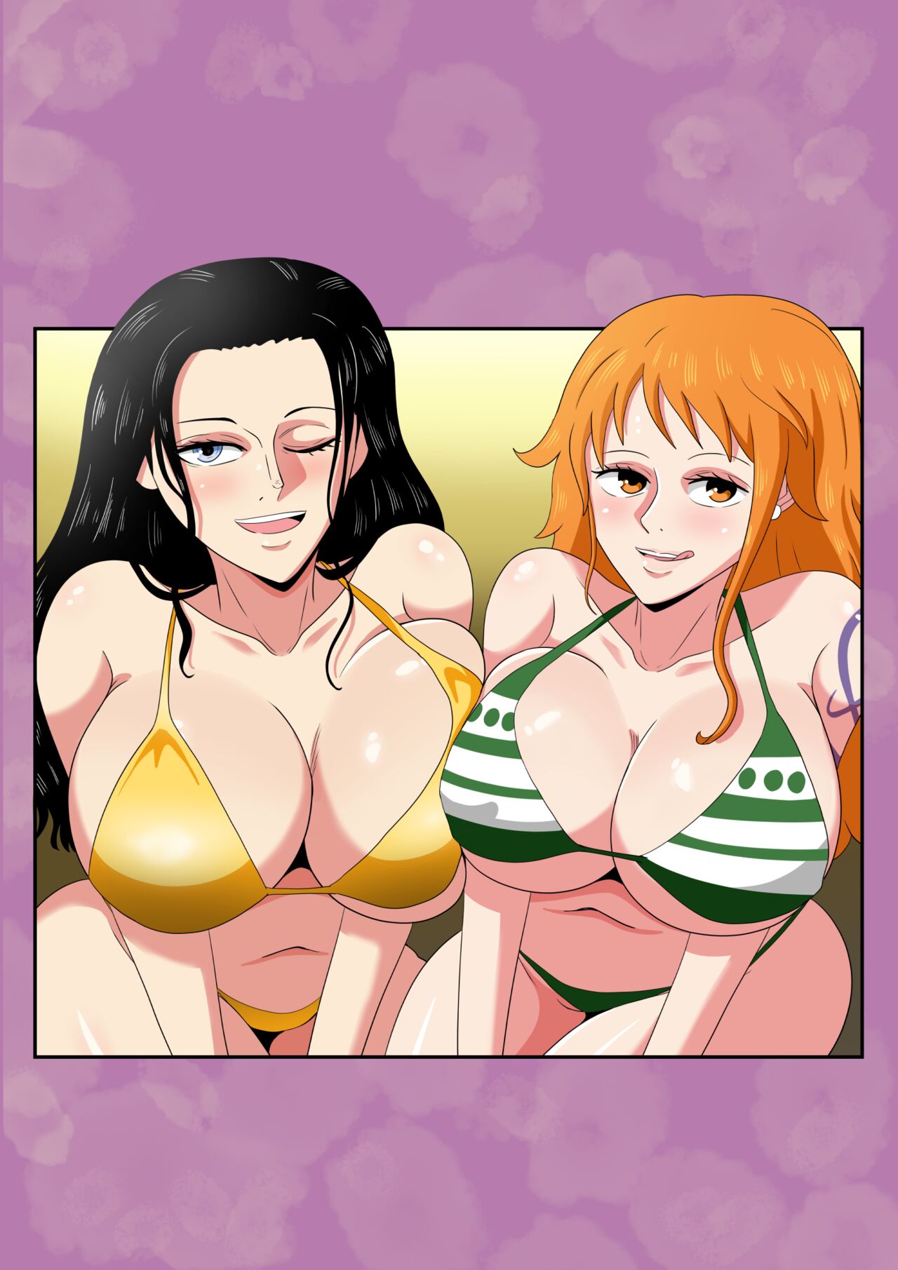 Nami and Robin's Wild Desires page 2 full