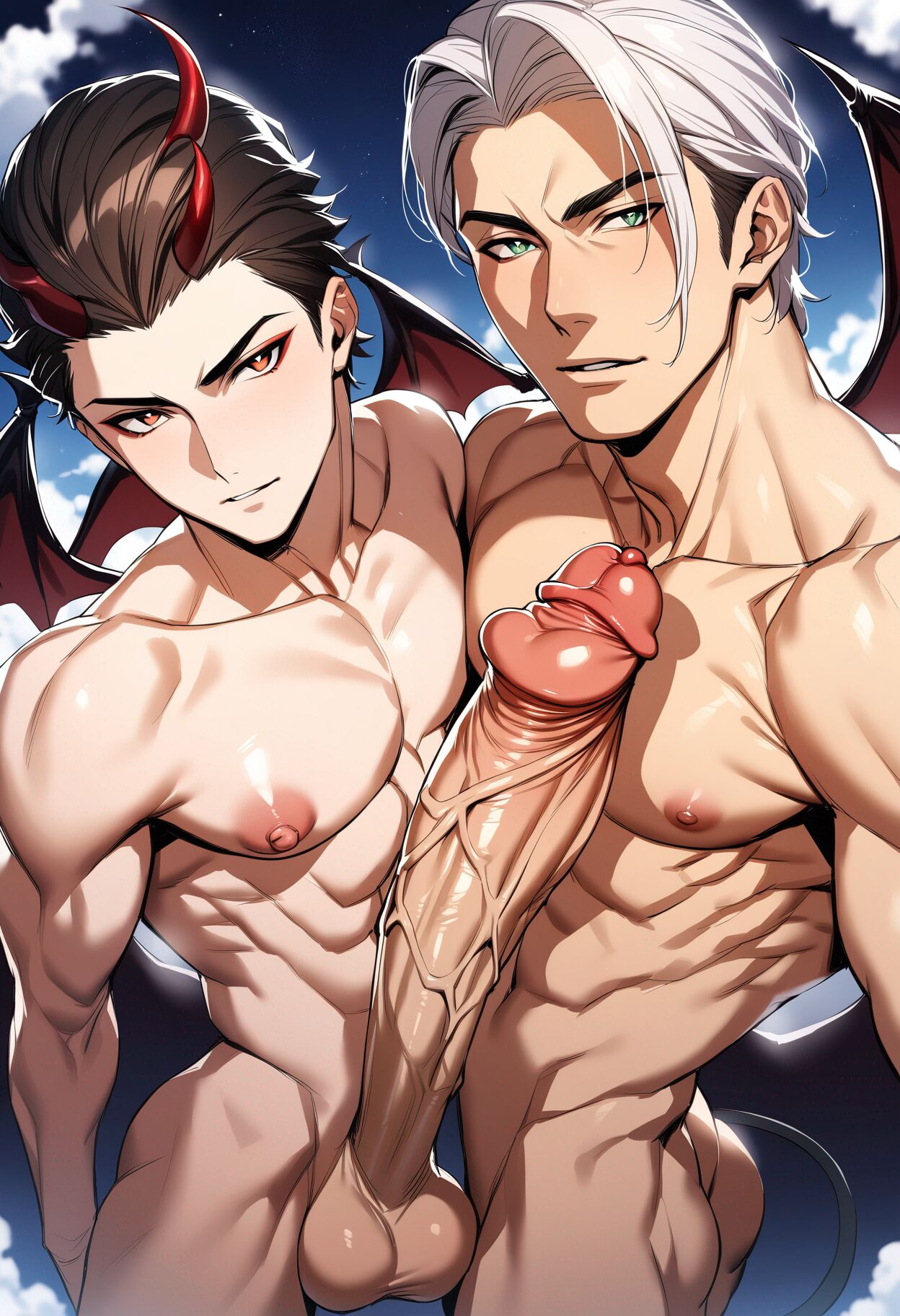 AI generator art of Gay sexy erotic art page 2 full