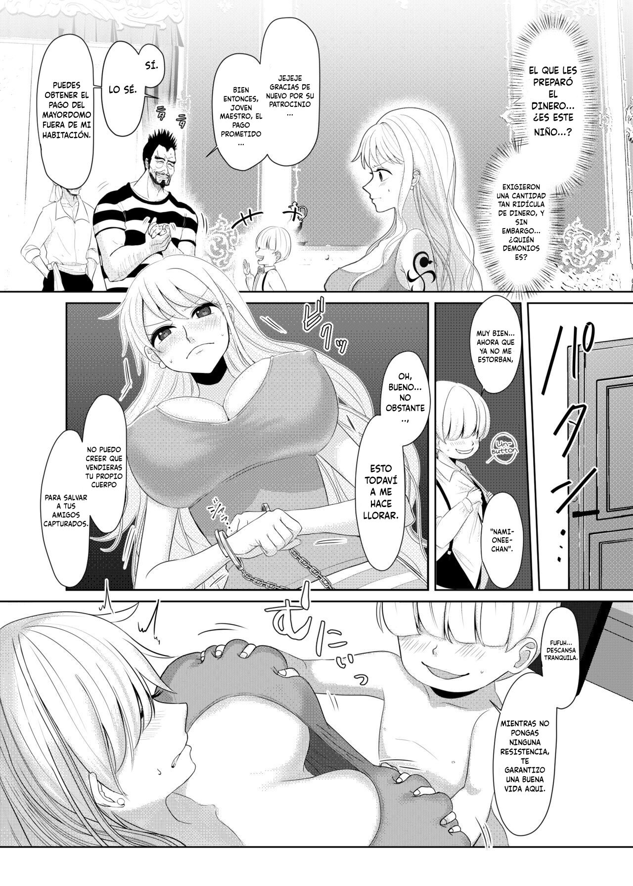 Nami ga Kanemochi no Gaki to Torihiki page 2 full