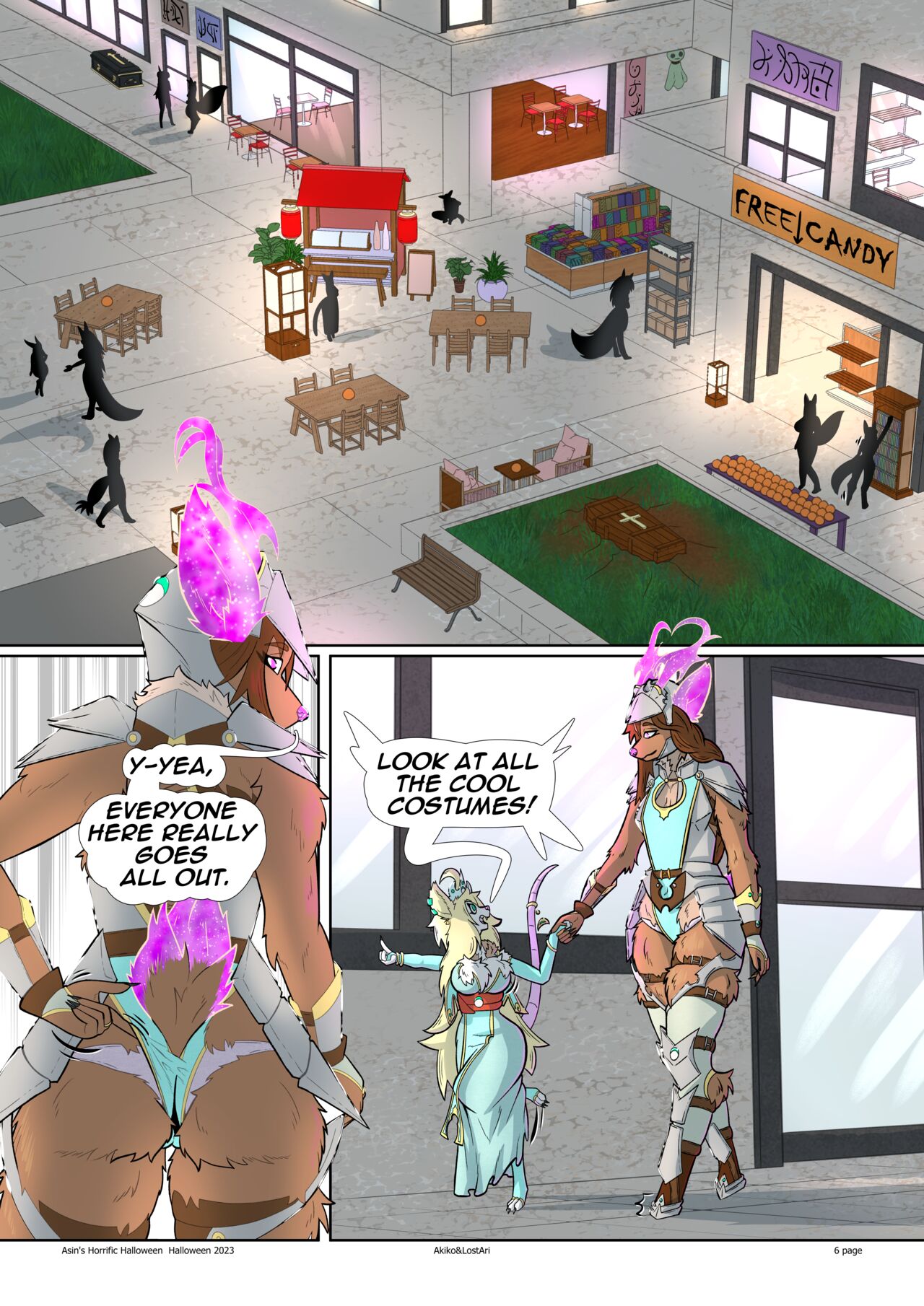Asin's Horrific Halloween page 6 full