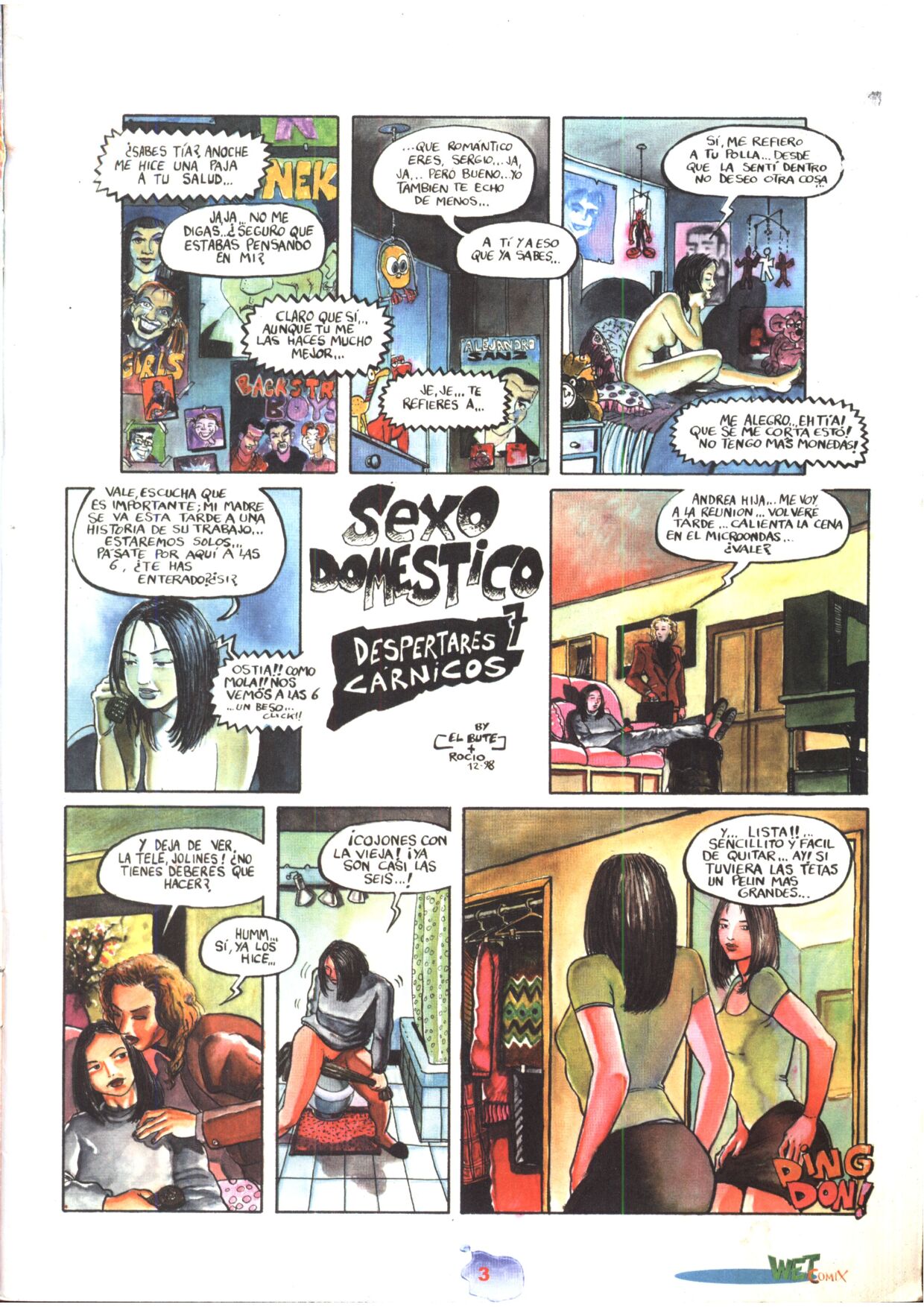 Wet Comix #9 page 3 full