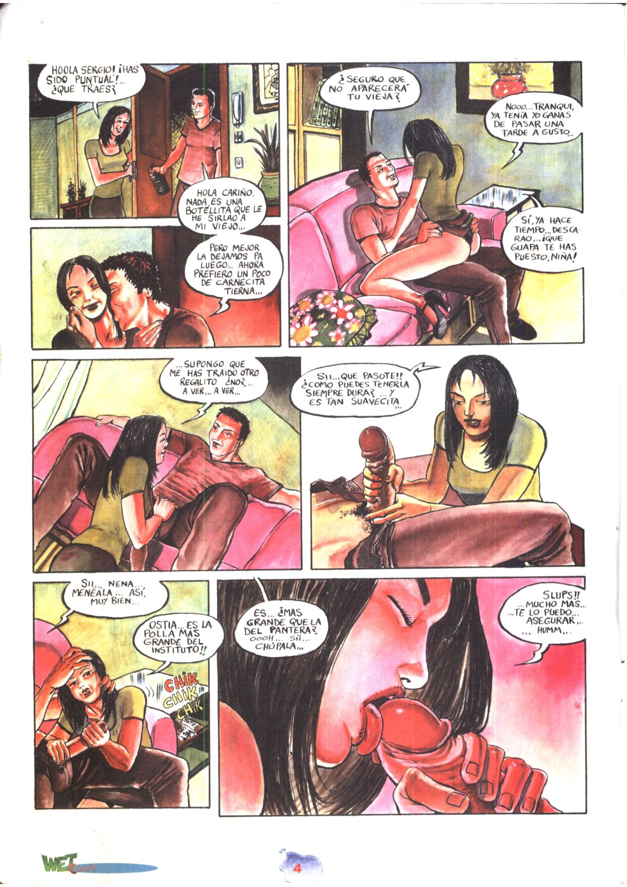 Wet Comix #9 page 4 full