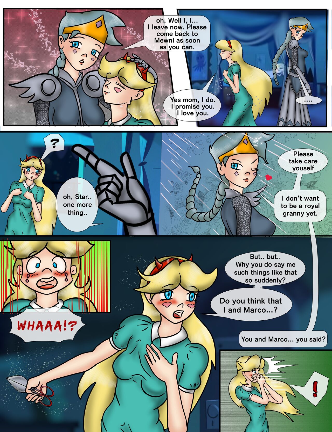 Before I leave: a starco fan comic page 6 full