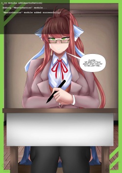 GenoKunoArt's Monika Masturbating Set