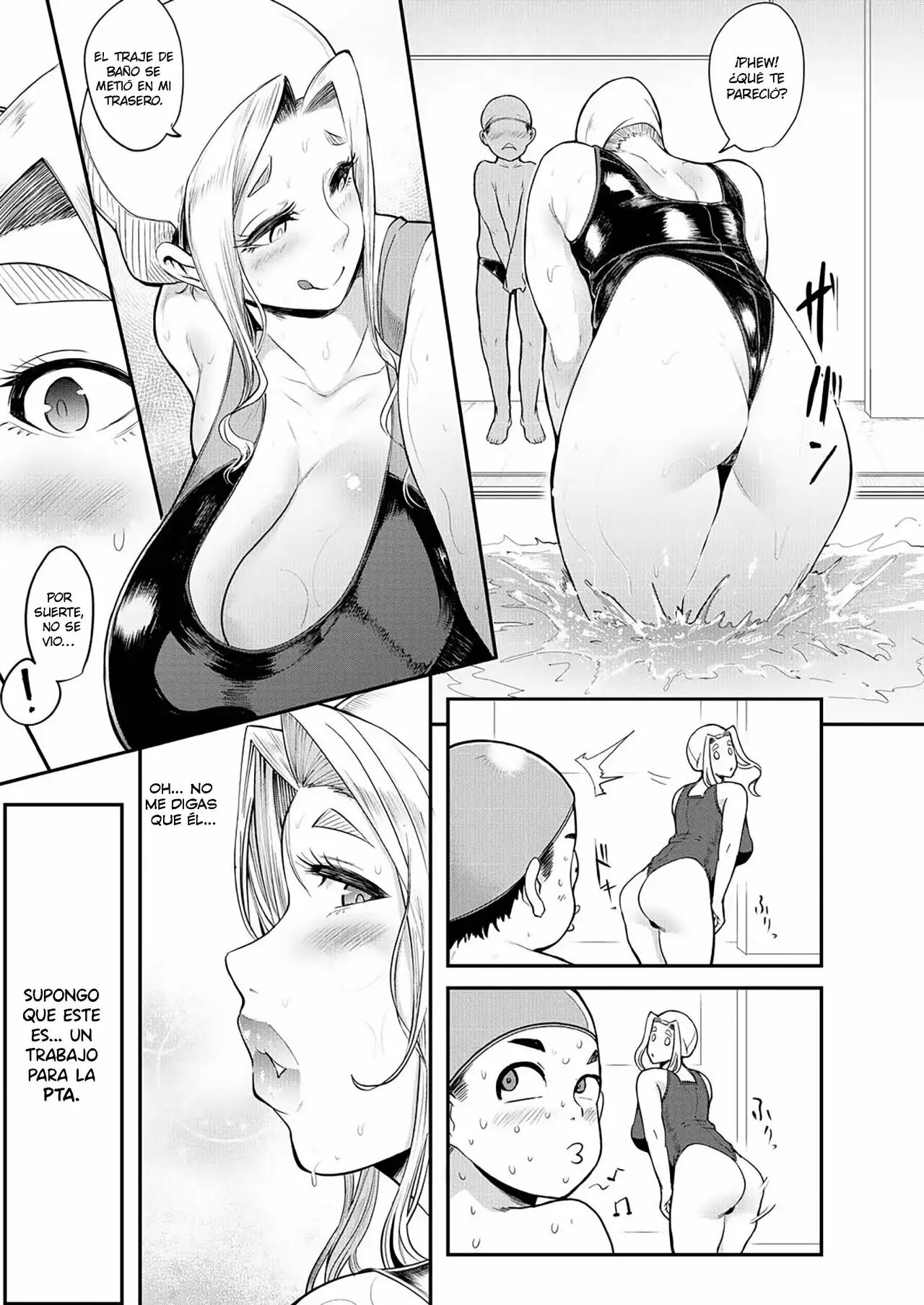 Ura PTA ~Lucy Sensei no Koumon Chiramise Suiei Lesson~ page 9 full