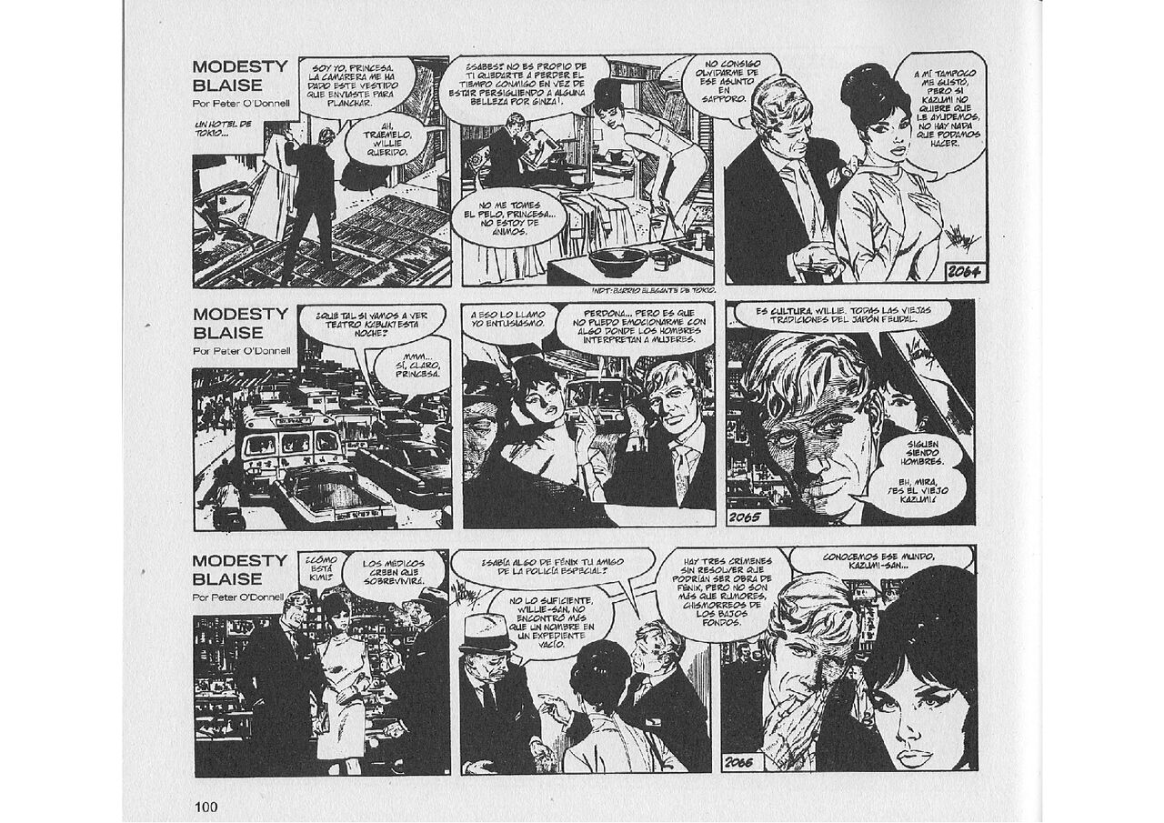 Modesty Blaise: Los Señores de la Guerra de Fénix page 9 full