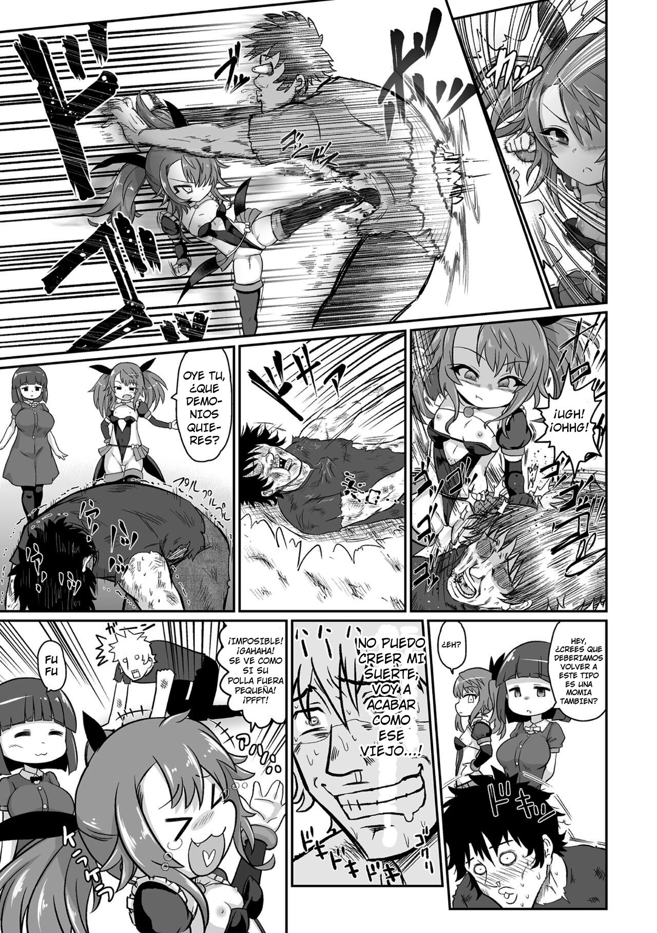 Aku no Mahou Shoujo vs Seigi no Kamen Oji-san page 7 full
