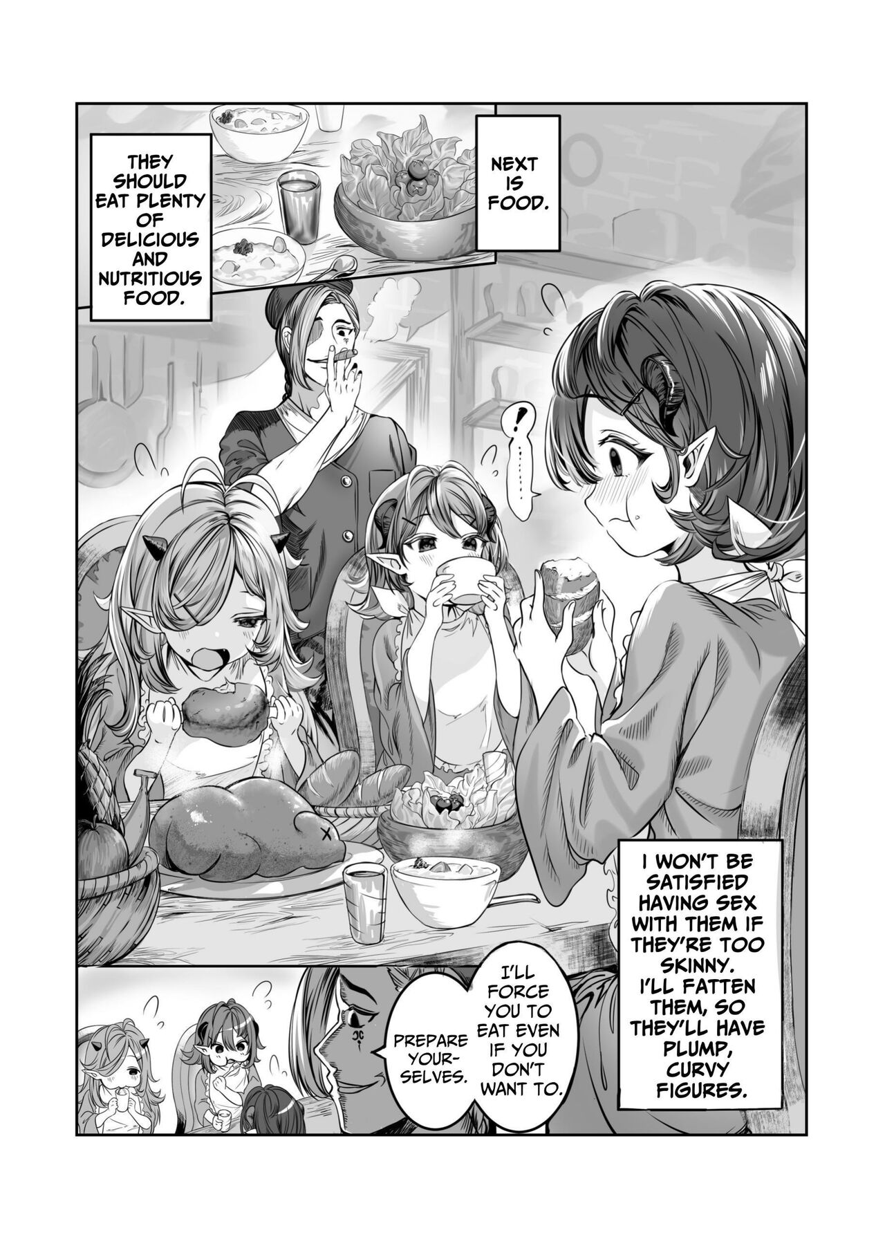 Dorei o Choukyou shite Harem Tsukuru ~Sodateta Dorei-tachi to Junai Harem H suru made no Hanashi~ "Manga Ban" | Training My Servants To Create A Harem page 4 full