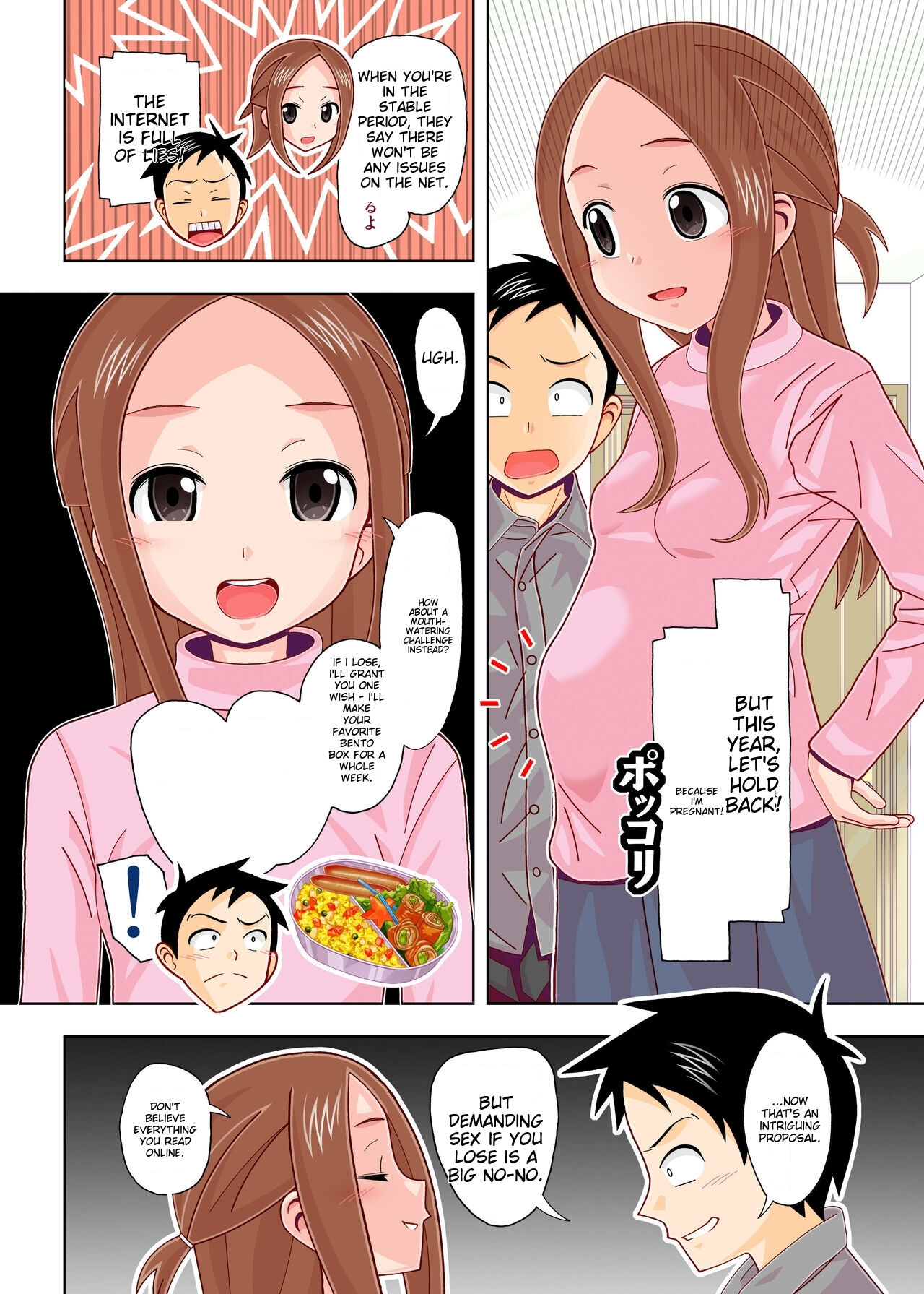 Karakai vs Critical Hit 4 Ninpu no Moto Takagi-san ga Love Love SEX Suru page 4 full