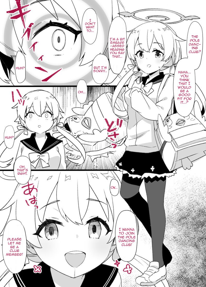 Blue Archive Pole Dancing Club - Hifumi's Case page 1 full