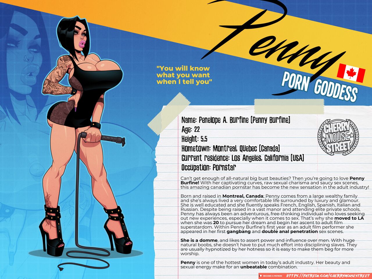 Penny Burfine page 1 full