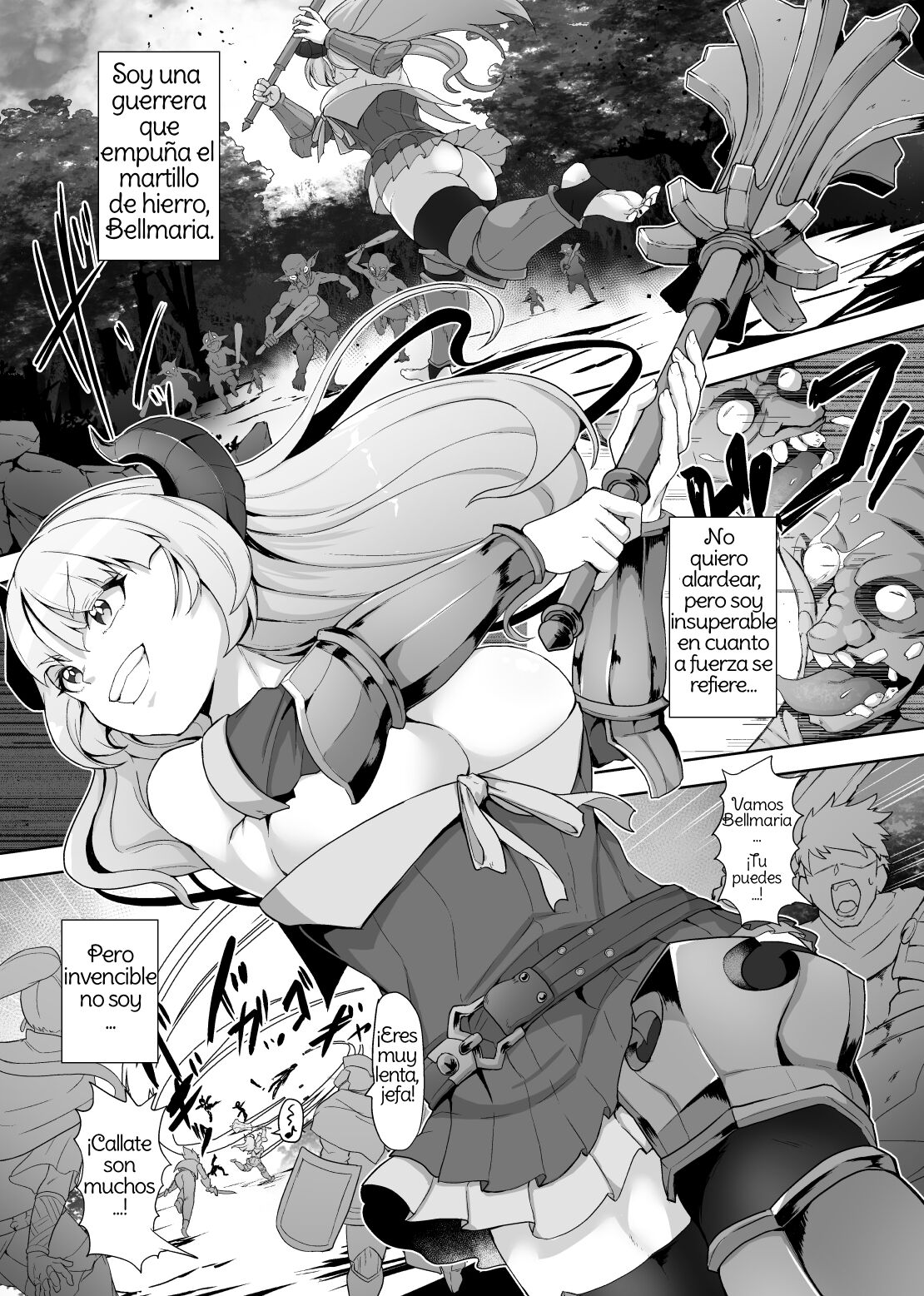 Tettsui no Onna Senshi, Mamono ni Makete Okasareru Mousou o Kojirase Shinu  yori Hidoi Me ni Au - Page 2 - IMHentai