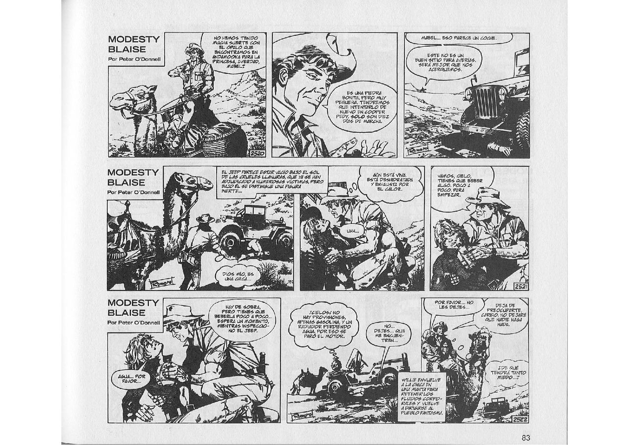 Modesty Blaise: La Trama de la Idade de Piedra page 5 full