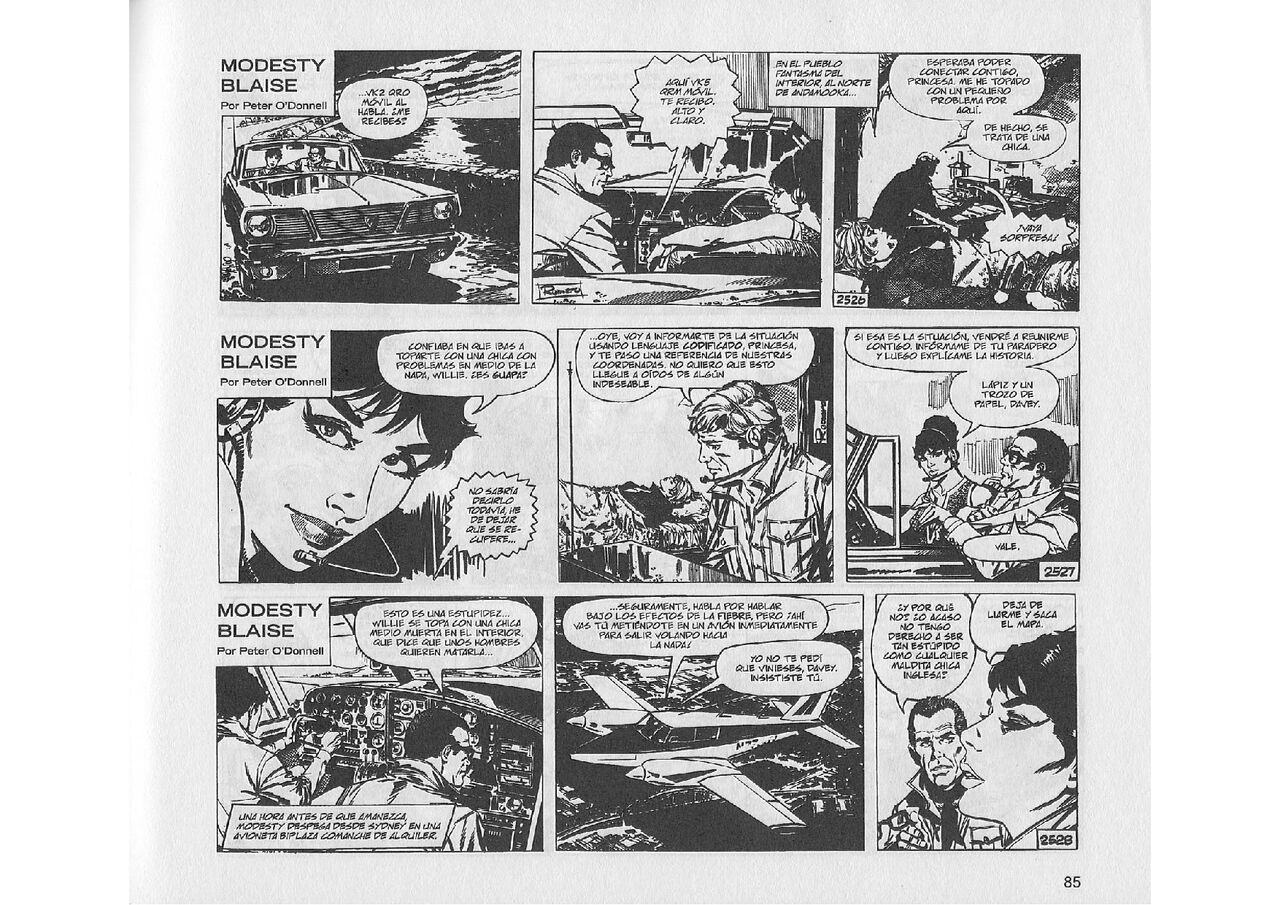 Modesty Blaise: La Trama de la Idade de Piedra page 7 full