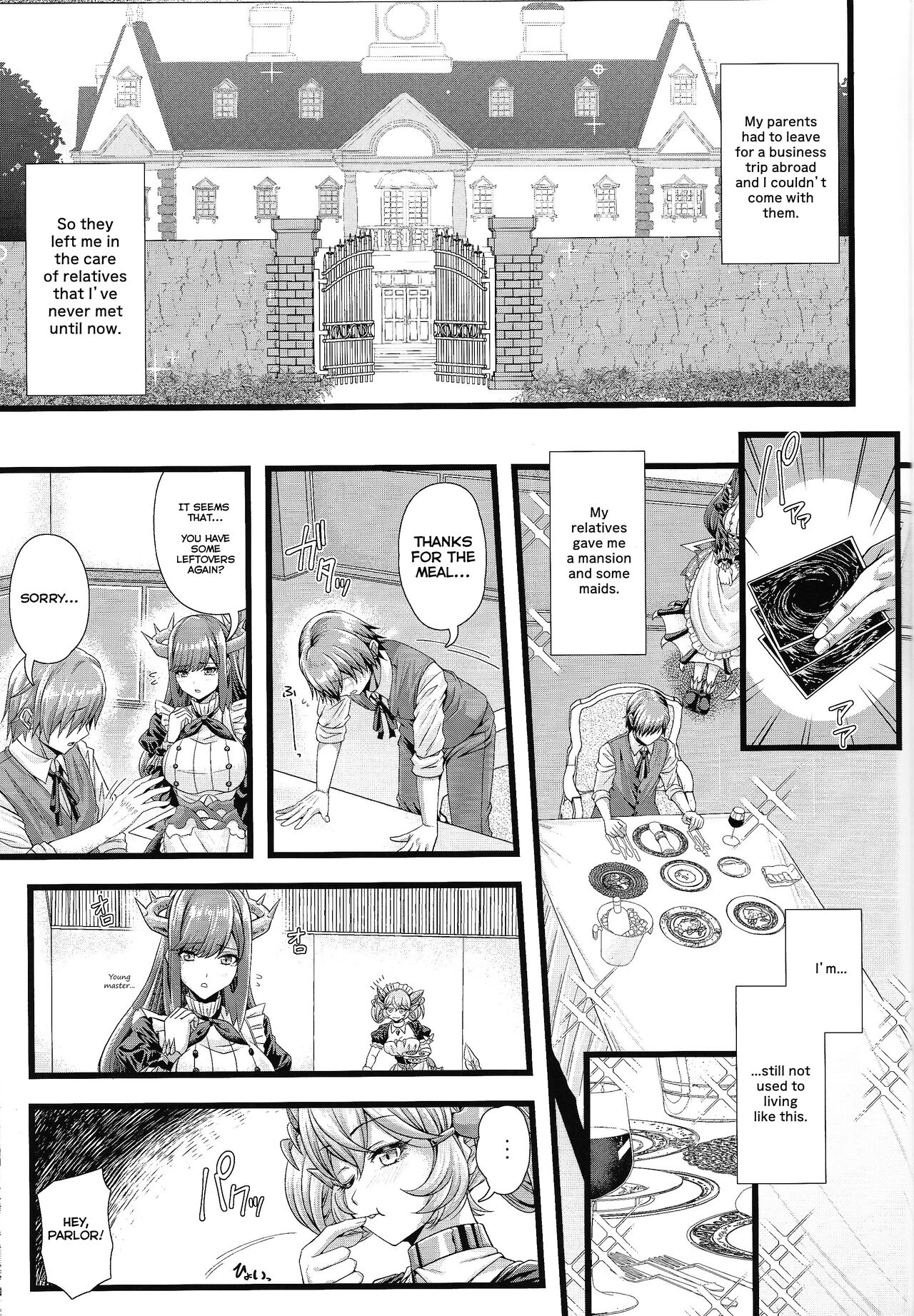 Dragon Maid no Yotogibanashi | Dragonmaid's Night Service page 2 full