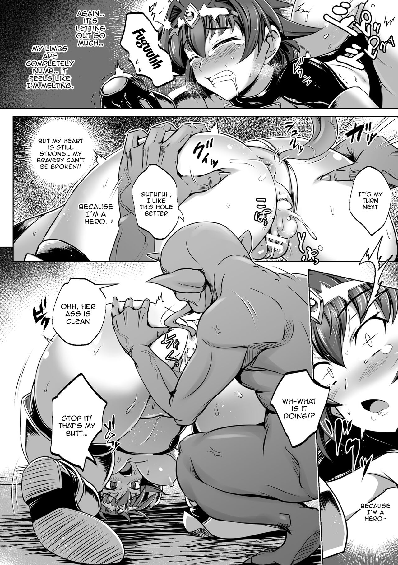 Erabareshi Bokukko Yuusha ~Mazoku no Nikubenki ni Otsu~ | The Chosen Tomboy Hero ~Becoming the Demons Meat Toilet~ page 8 full