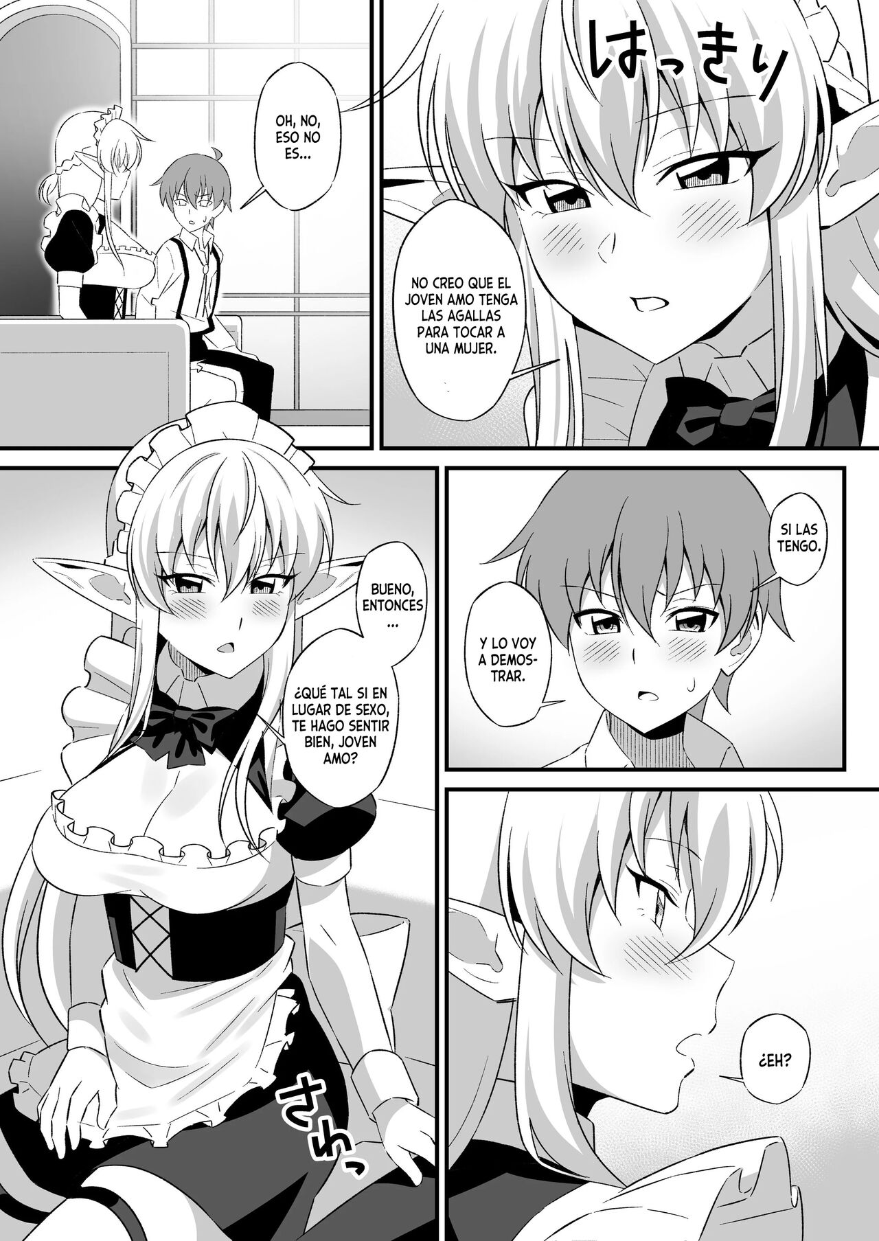 Oyashiki ni Tsukaeru Elf wa Goshujin-sama ni XXXX de Gohoushi Suru no ga  Shigoto desu - Page 6 - IMHentai