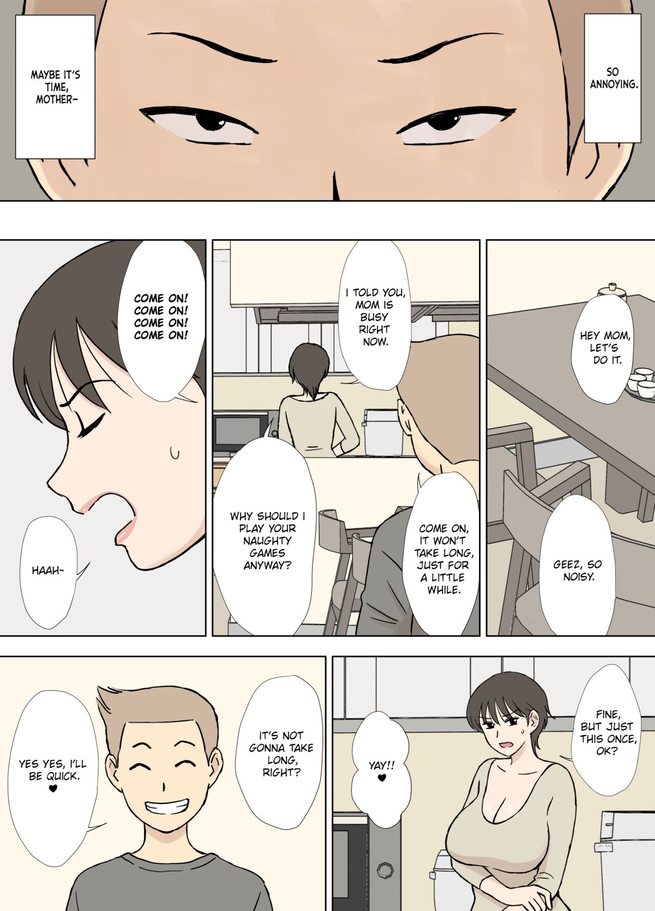 Numa Haha Wanpaku Musuko no Mama Ijiri | Trapped Mother: Naughty Son Playing With His Mom page 5 full