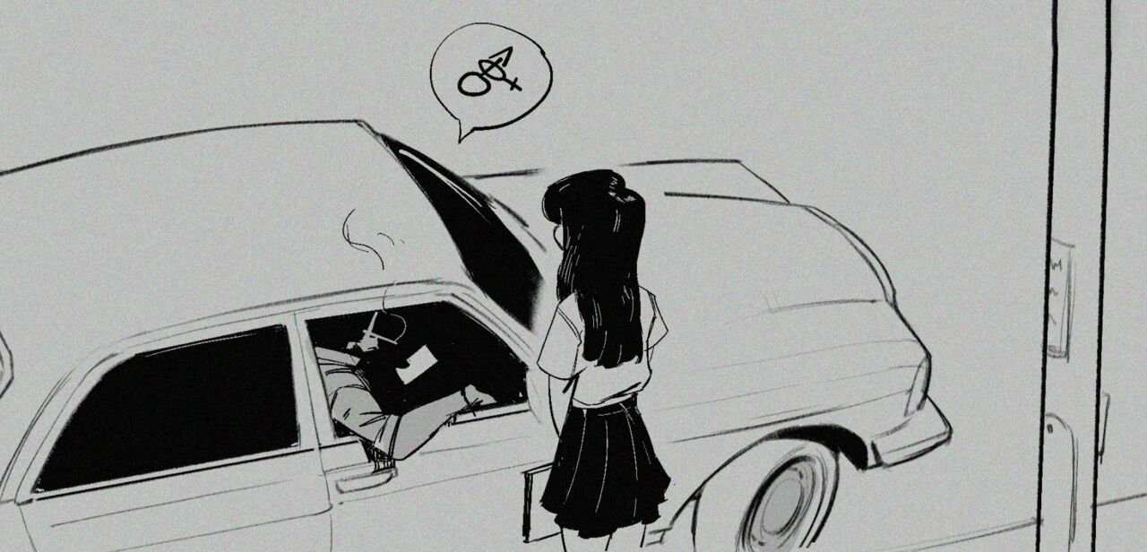 Komi-San Comic Strip page 1 full