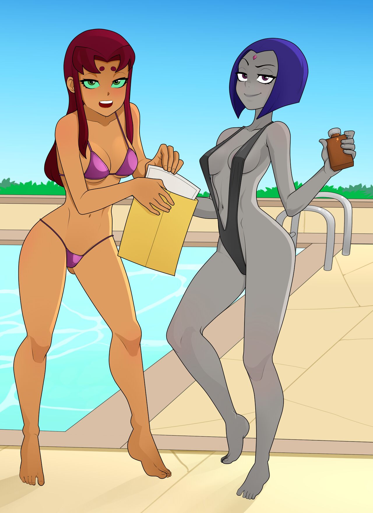 Elsa and Anna Get Sunkissed! page 2 full