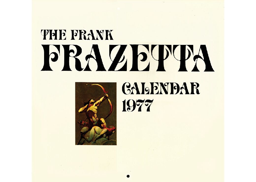 The 1977 Frank Frazetta Calendar page 1 full