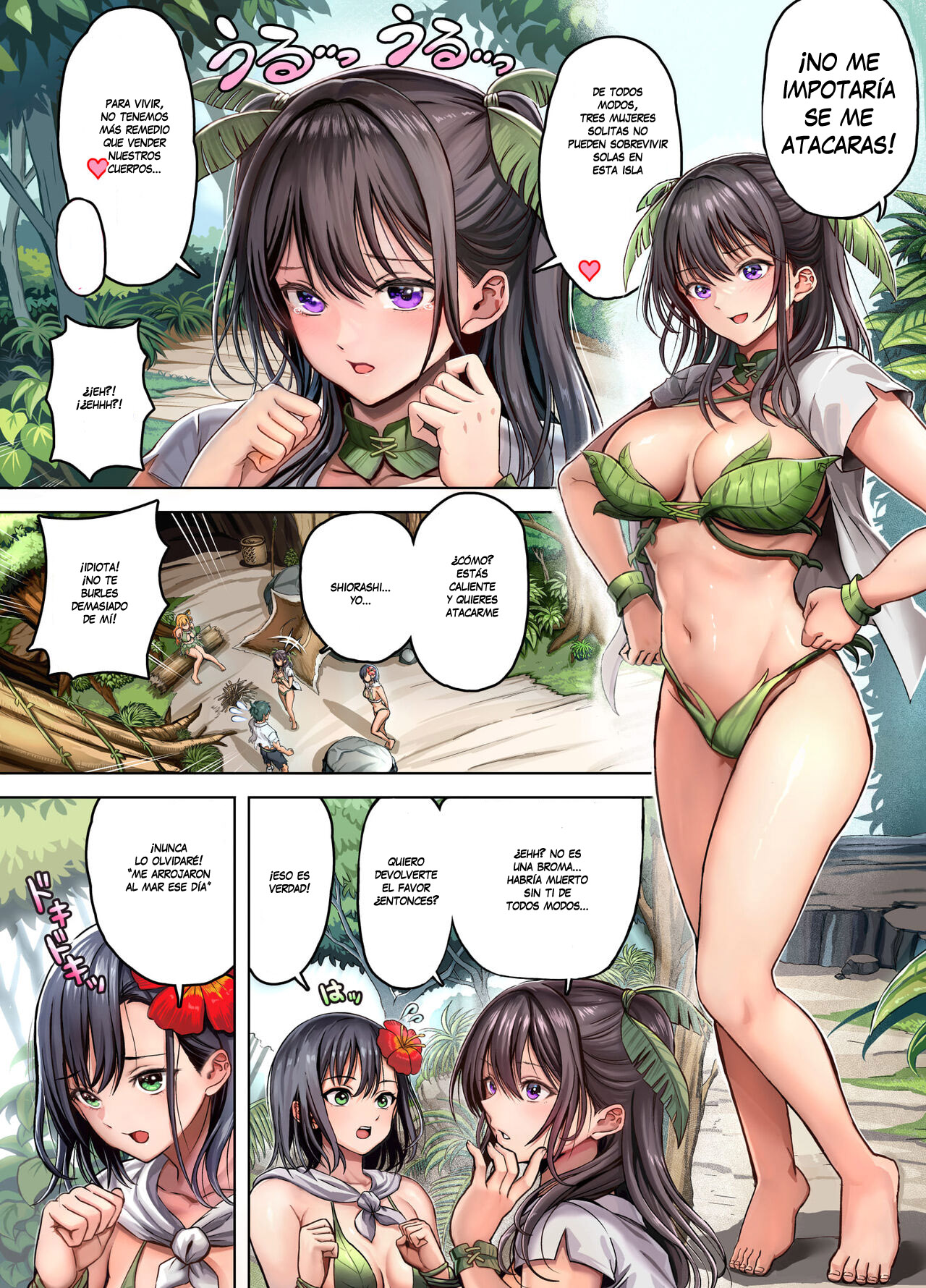Mujintou Sounans Harem | Haren de Náufragos en una Isla Desierta page 9 full
