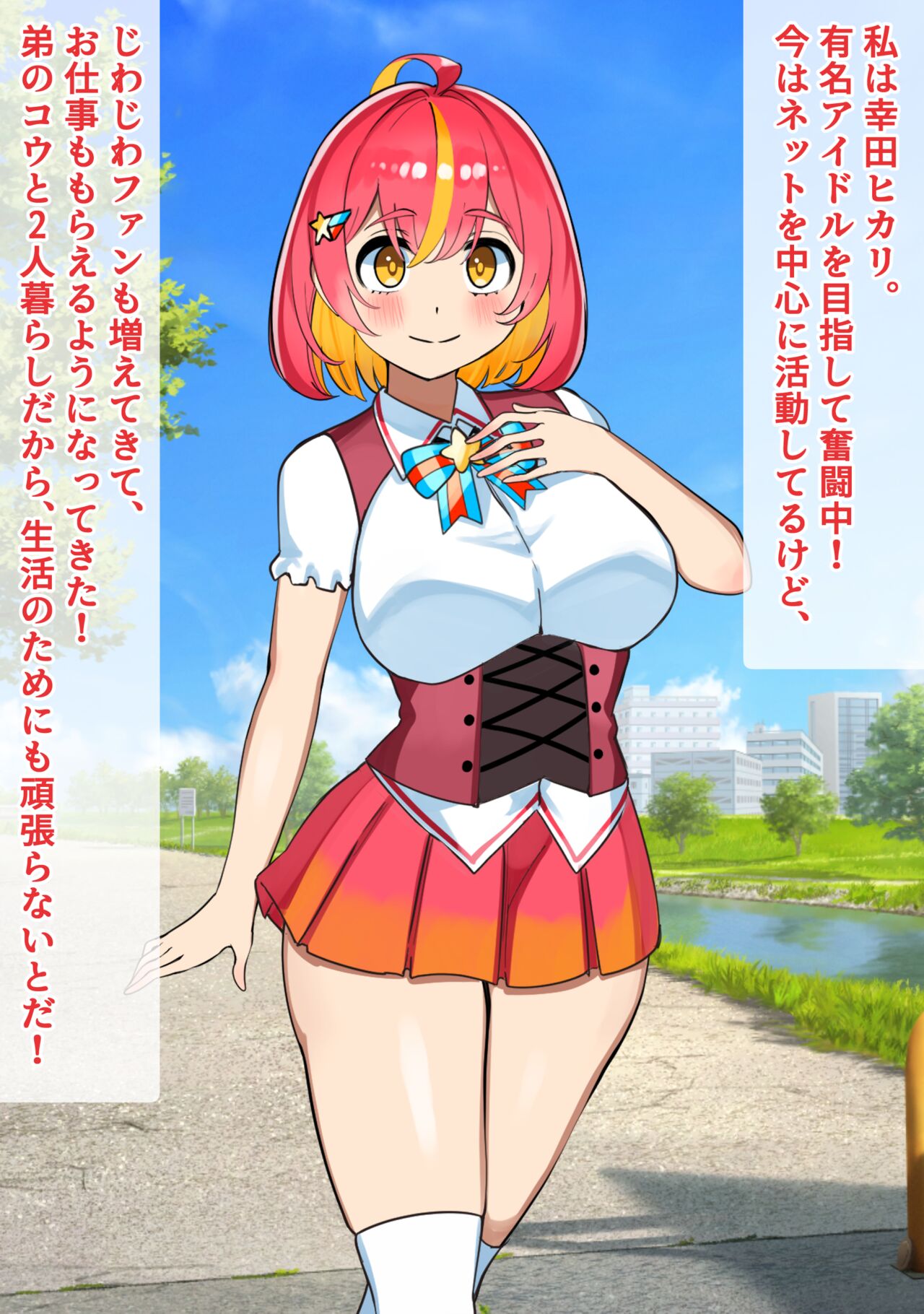 Kirakira Aidoru wa Niku Benki - Hentai Yagai Zenra Koshi Hekoraibu - page 2 full