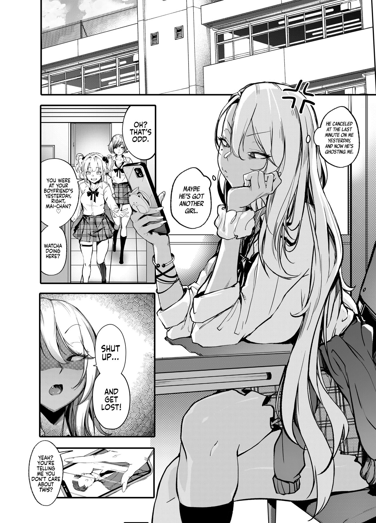 Namaiki JK ga Wakaraserareru Hon | Putting a Cheeky Gyaru in Her Place page 6 full