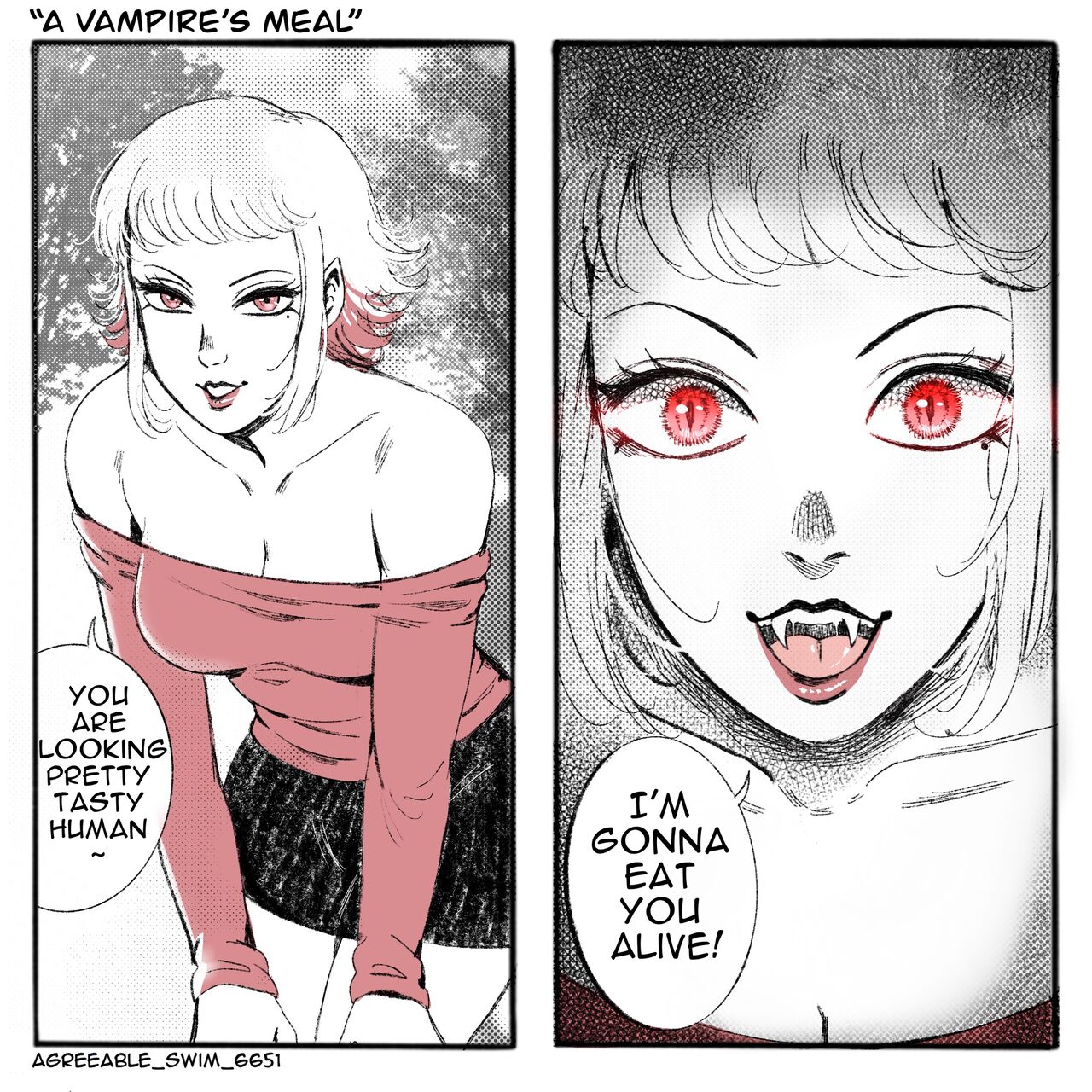 A Vampire's Meal page 1 full