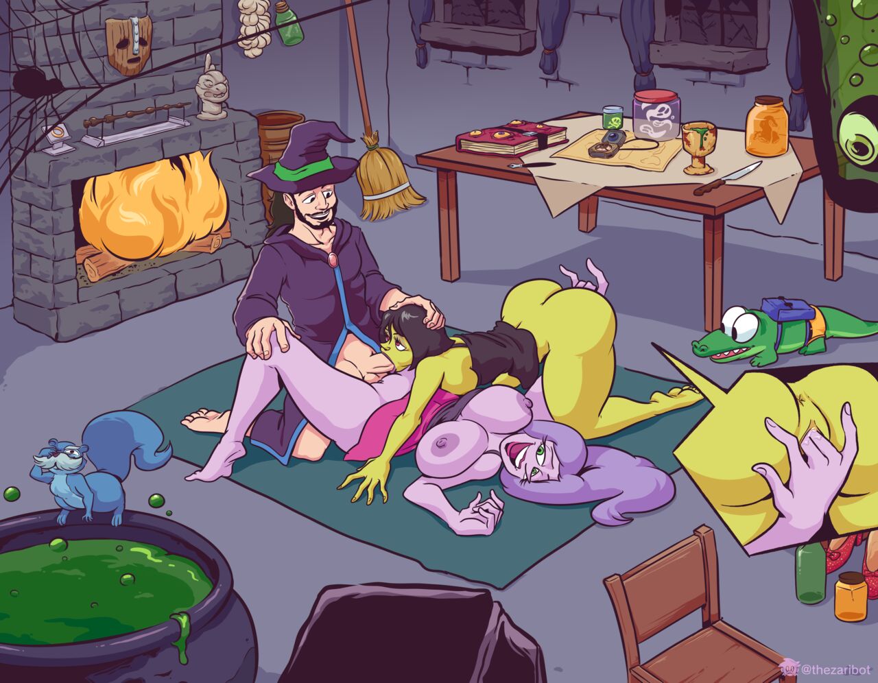 DP#123 - Gruntilda & Madam Mim page 1 full